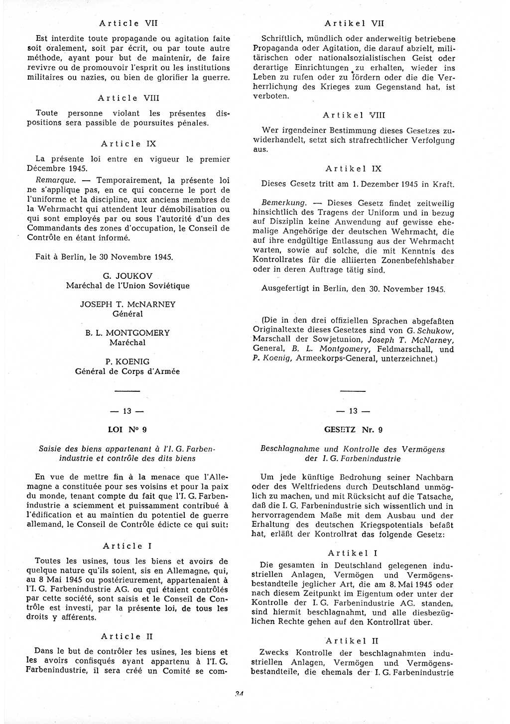 Amtsblatt des Kontrollrats (ABlKR) in Deutschland 1945, Seite 34/2 (ABlKR Dtl. 1945, S. 34/2)