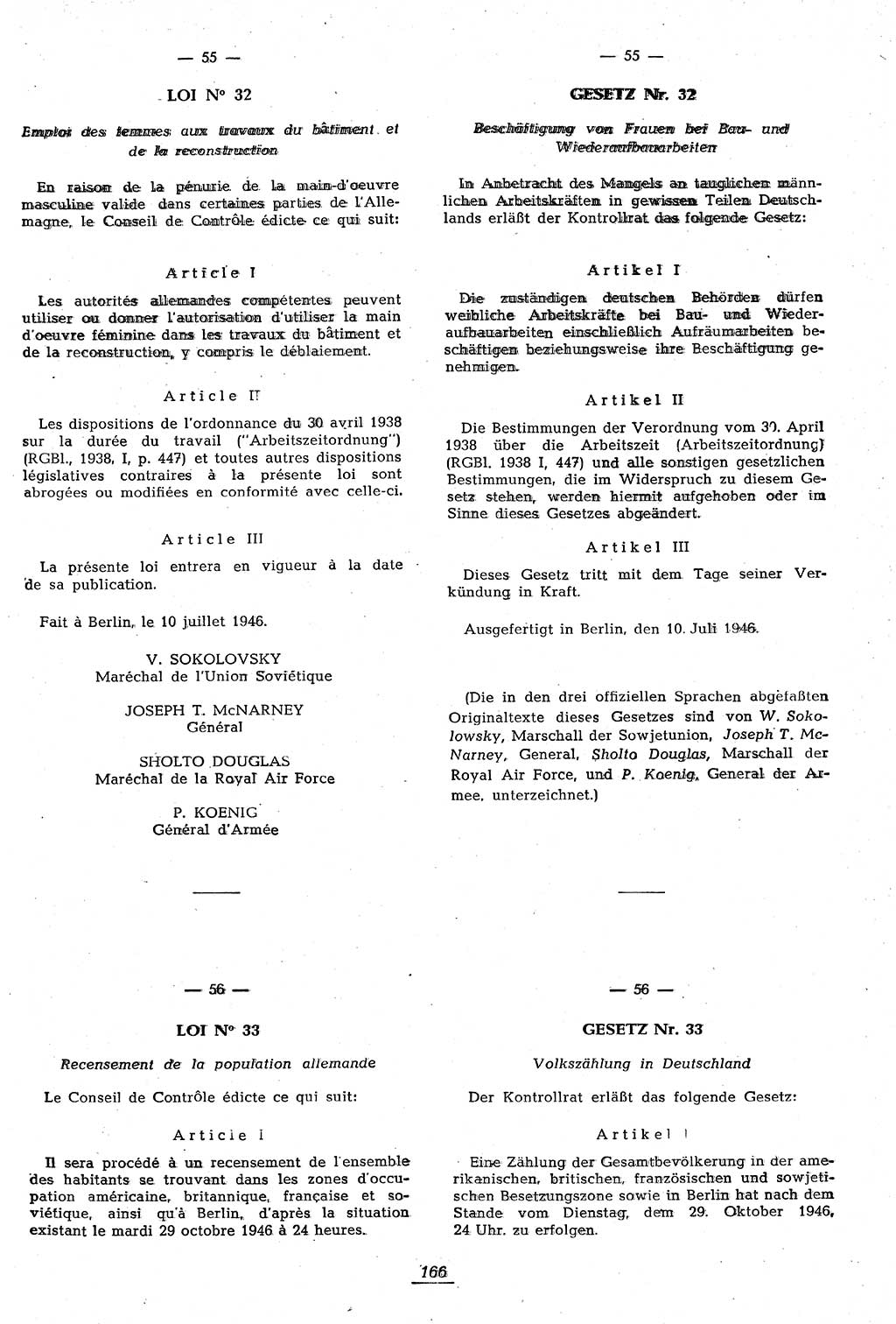 Amtsblatt des Kontrollrats (ABlKR) in Deutschland 1946, Seite 166/2 (ABlKR Dtl. 1946, S. 166/2)