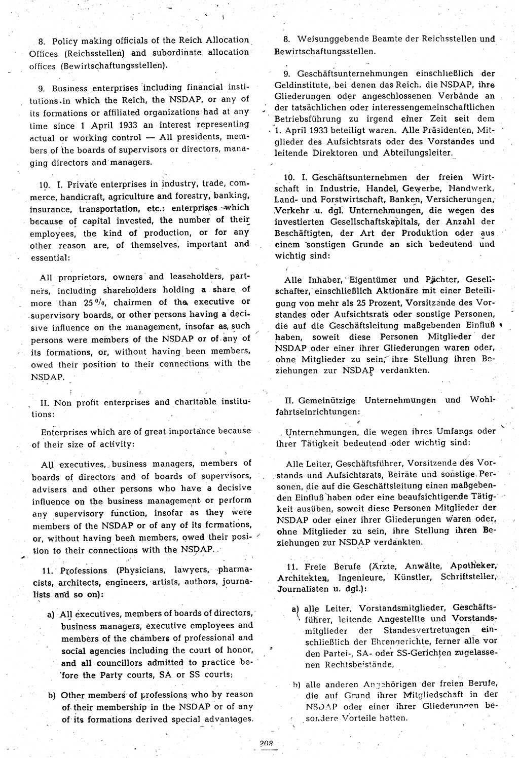 Amtsblatt des Kontrollrats (ABlKR) in Deutschland 1946, Seite 208/2 (ABlKR Dtl. 1946, S. 208/2)