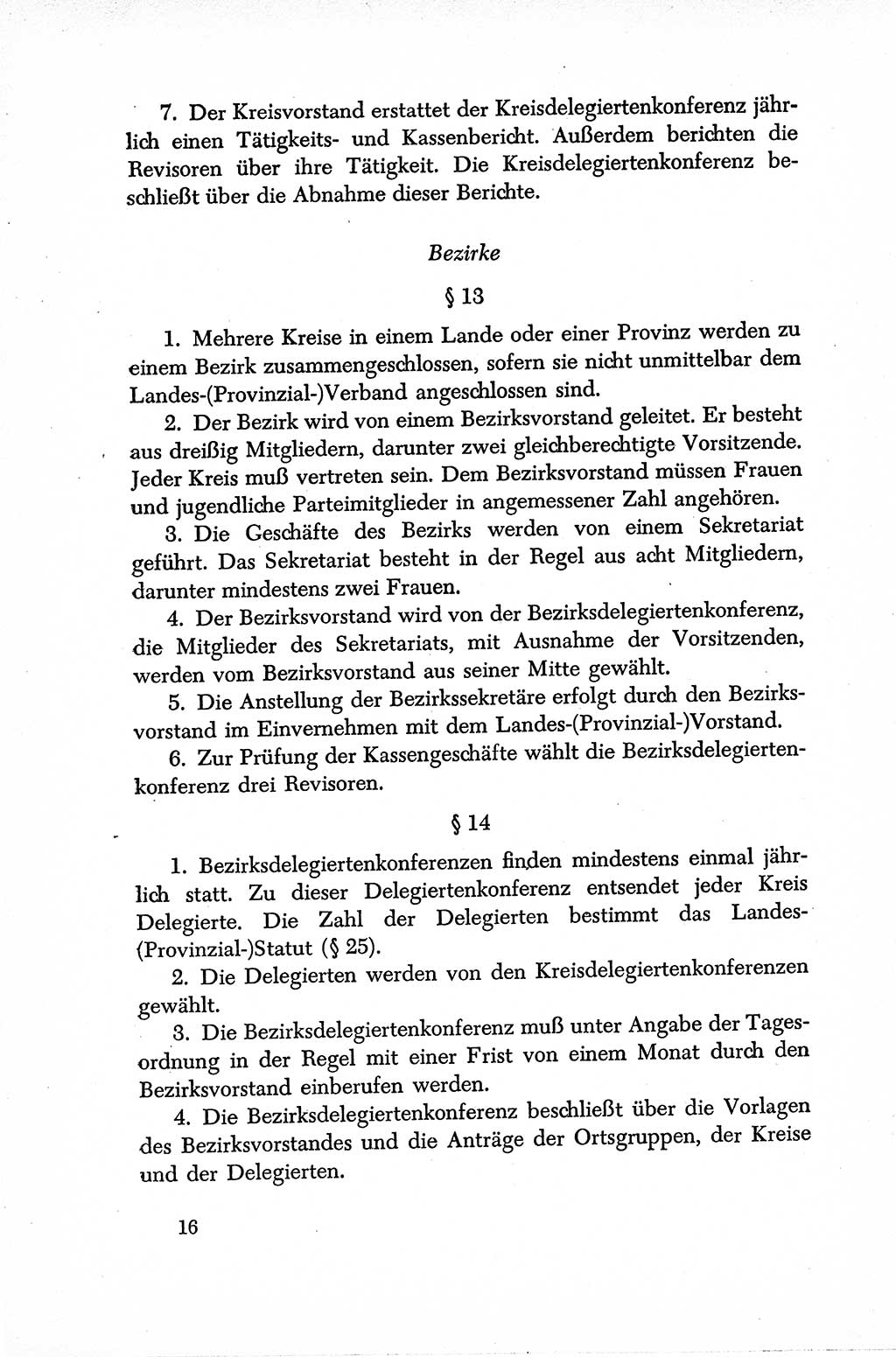 Dokumente der Sozialistischen Einheitspartei Deutschlands (SED) [Sowjetische Besatzungszone (SBZ) Deutschlands] 1946-1948, Seite 16 (Dok. SED SBZ Dtl. 1946-1948, S. 16)