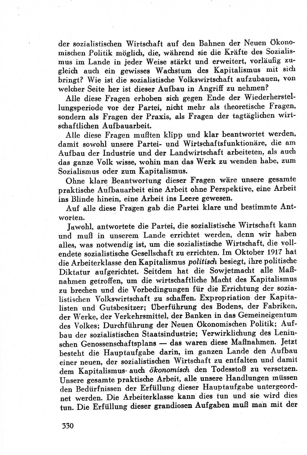 Geschichte der Kommunistischen Partei der Sowjetunion (KPdSU) [Sowjetische Besatzungszone (SBZ) Deutschlands] 1946, Seite 330 (Gesch. KPdSU SBZ Dtl. 1946, S. 330)