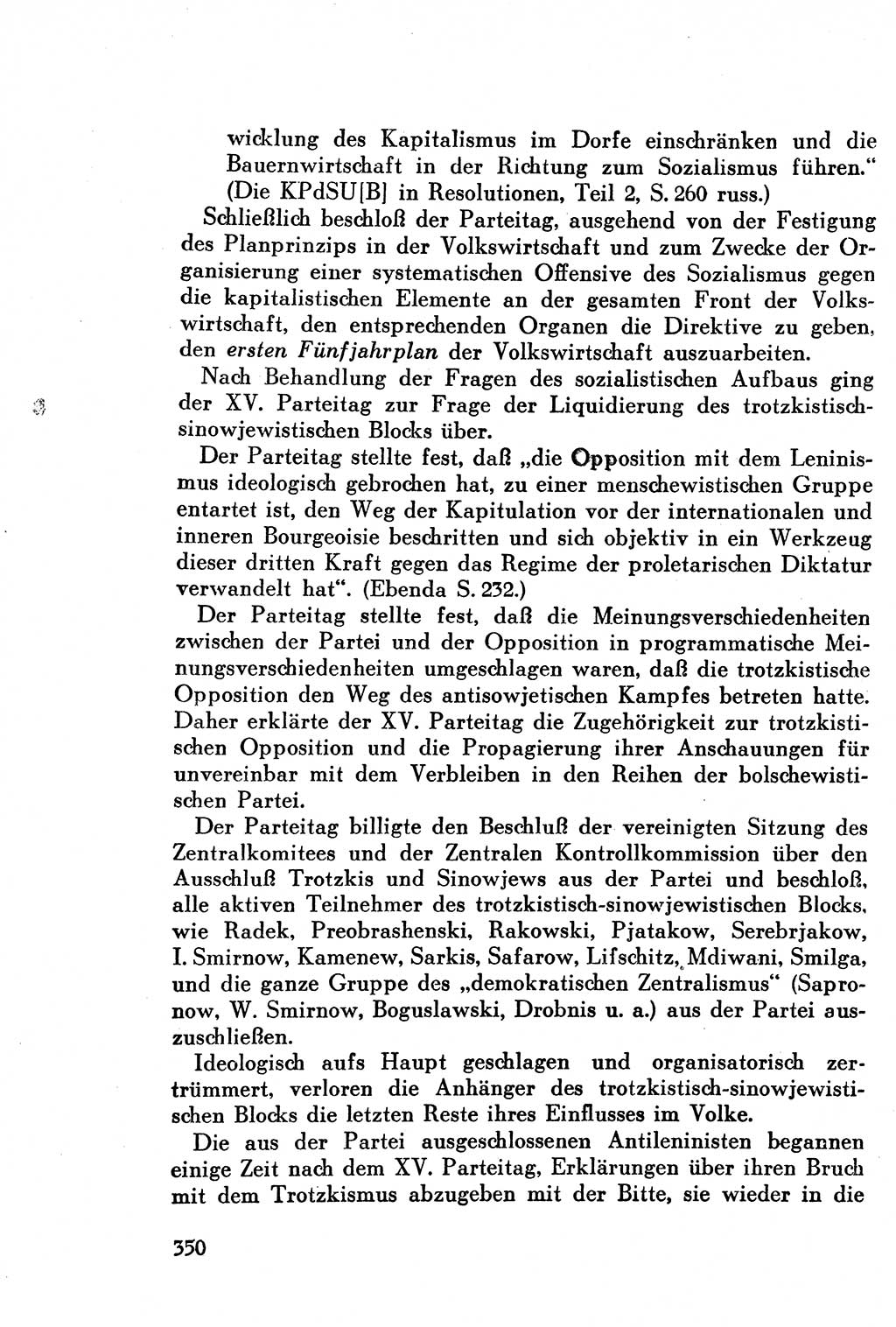 Geschichte der Kommunistischen Partei der Sowjetunion (KPdSU) [Sowjetische Besatzungszone (SBZ) Deutschlands] 1946, Seite 350 (Gesch. KPdSU SBZ Dtl. 1946, S. 350)