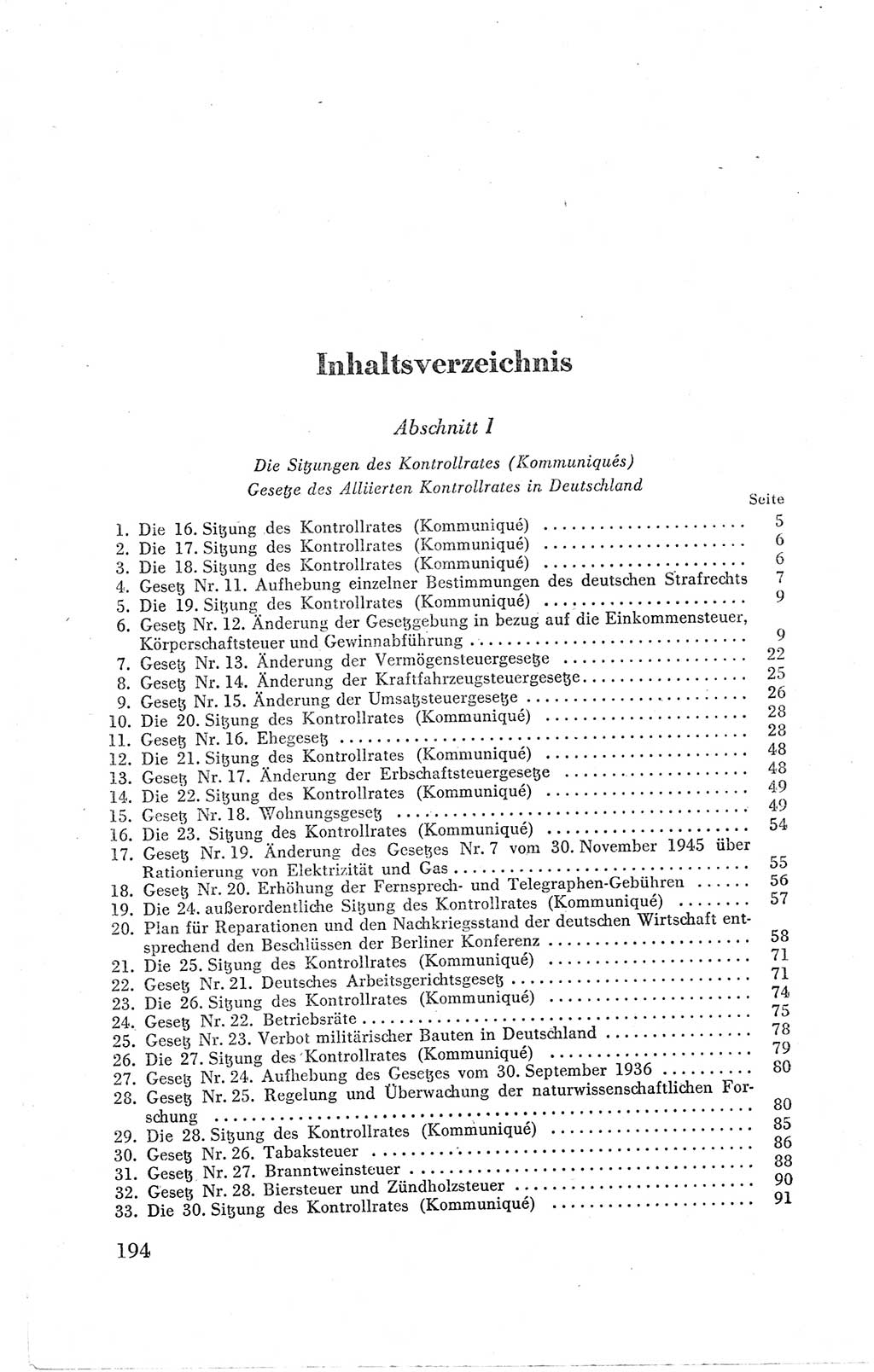 Der Alliierte Kontrollrat für Deutschland - Die Alliierte Kommandantur der Stadt Berlin, Kommuniqués, Gesetze, Direktiven, Befehle, Anordnungen, Sammelheft 2 1946, Seite 194 (AKR Dtl., All. Kdtr. Bln., 1946, S. 194)