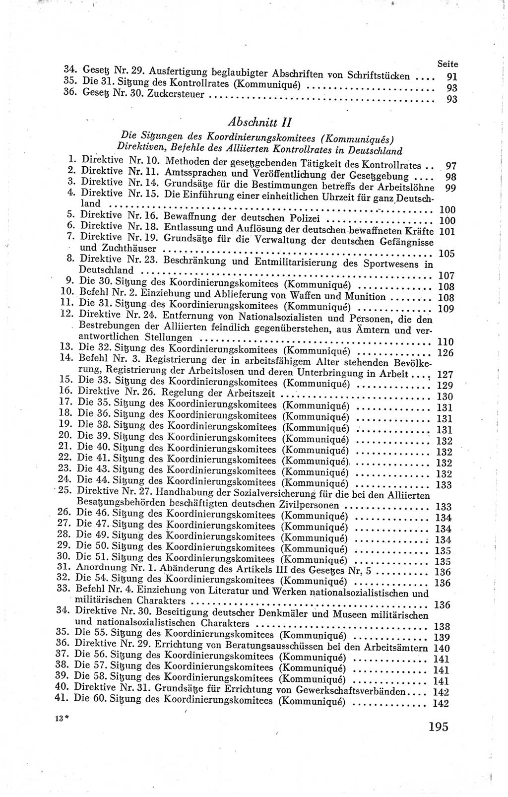 Der Alliierte Kontrollrat für Deutschland - Die Alliierte Kommandantur der Stadt Berlin, Kommuniqués, Gesetze, Direktiven, Befehle, Anordnungen, Sammelheft 2 1946, Seite 195 (AKR Dtl., All. Kdtr. Bln., 1946, S. 195)