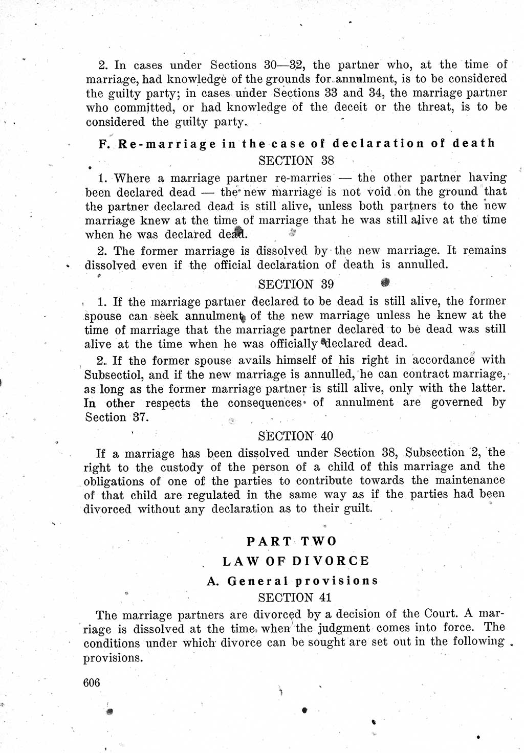 Das Recht der Besatzungsmacht (Deutschland), Proklamationen, Deklerationen, Verordnungen, Gesetze und Bekanntmachungen 1947, Seite 606 (R. Bes. Dtl. 1947, S. 606)