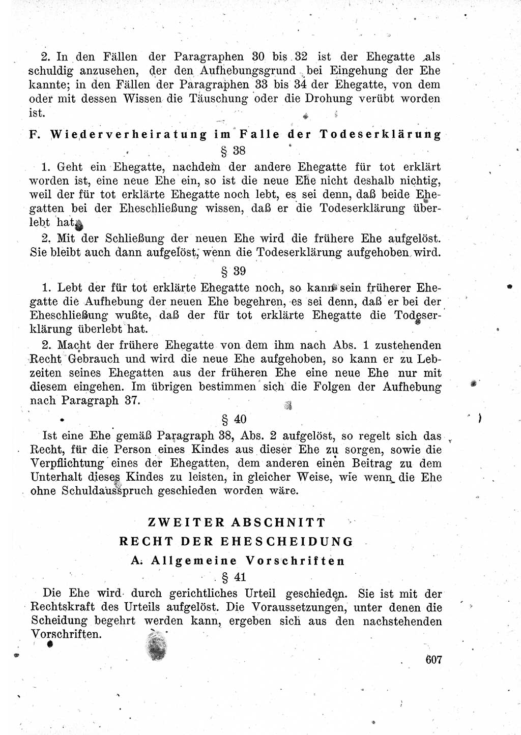 Das Recht der Besatzungsmacht (Deutschland), Proklamationen, Deklerationen, Verordnungen, Gesetze und Bekanntmachungen 1947, Seite 607 (R. Bes. Dtl. 1947, S. 607)