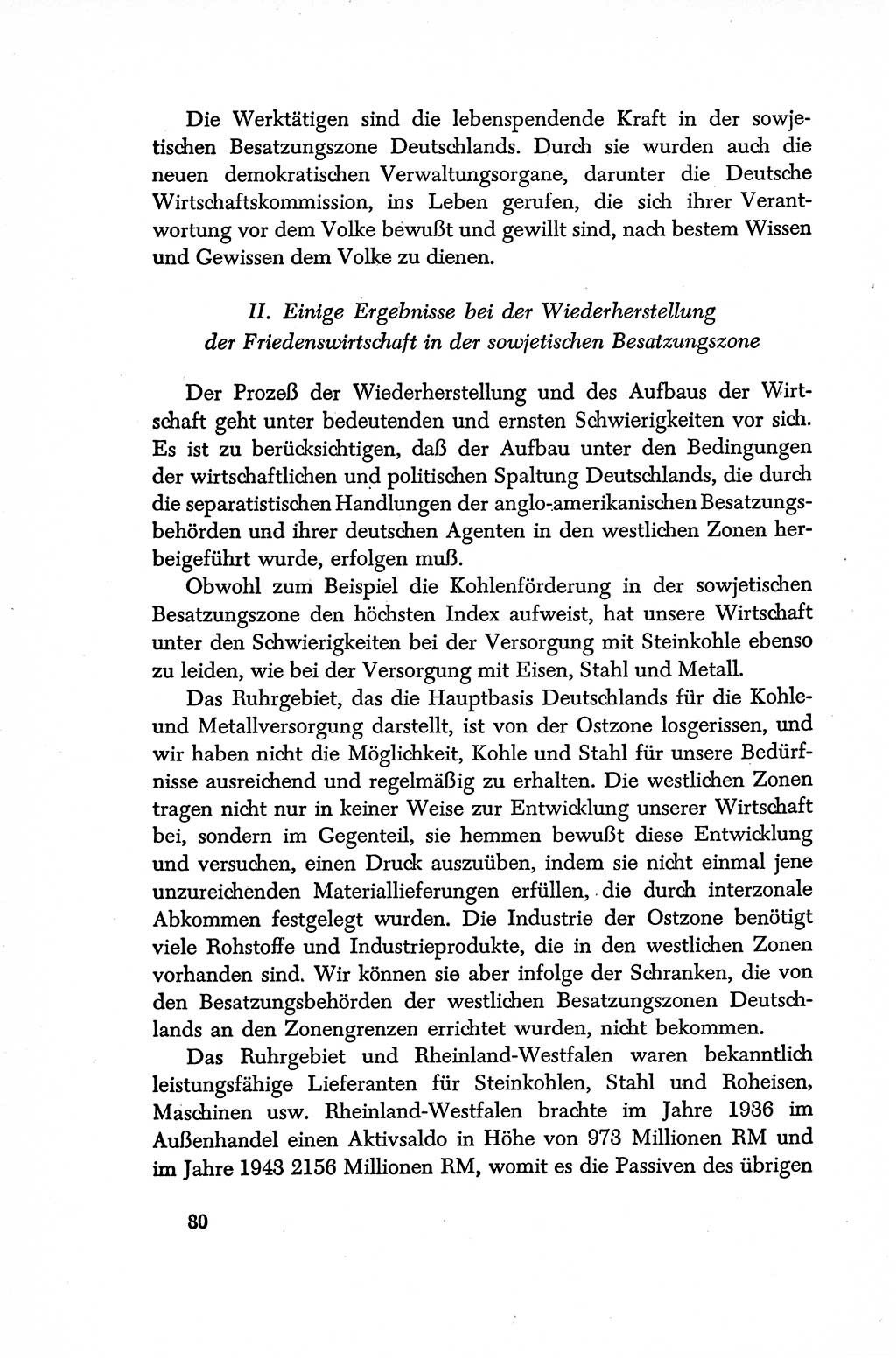 Dokumente der Sozialistischen Einheitspartei Deutschlands (SED) [Sowjetische Besatzungszone (SBZ) Deutschlands/Deutsche Demokratische Republik (DDR)] 1948-1950, Seite 30 (Dok. SED SBZ Dtl. DDR 1948-1950, S. 30)