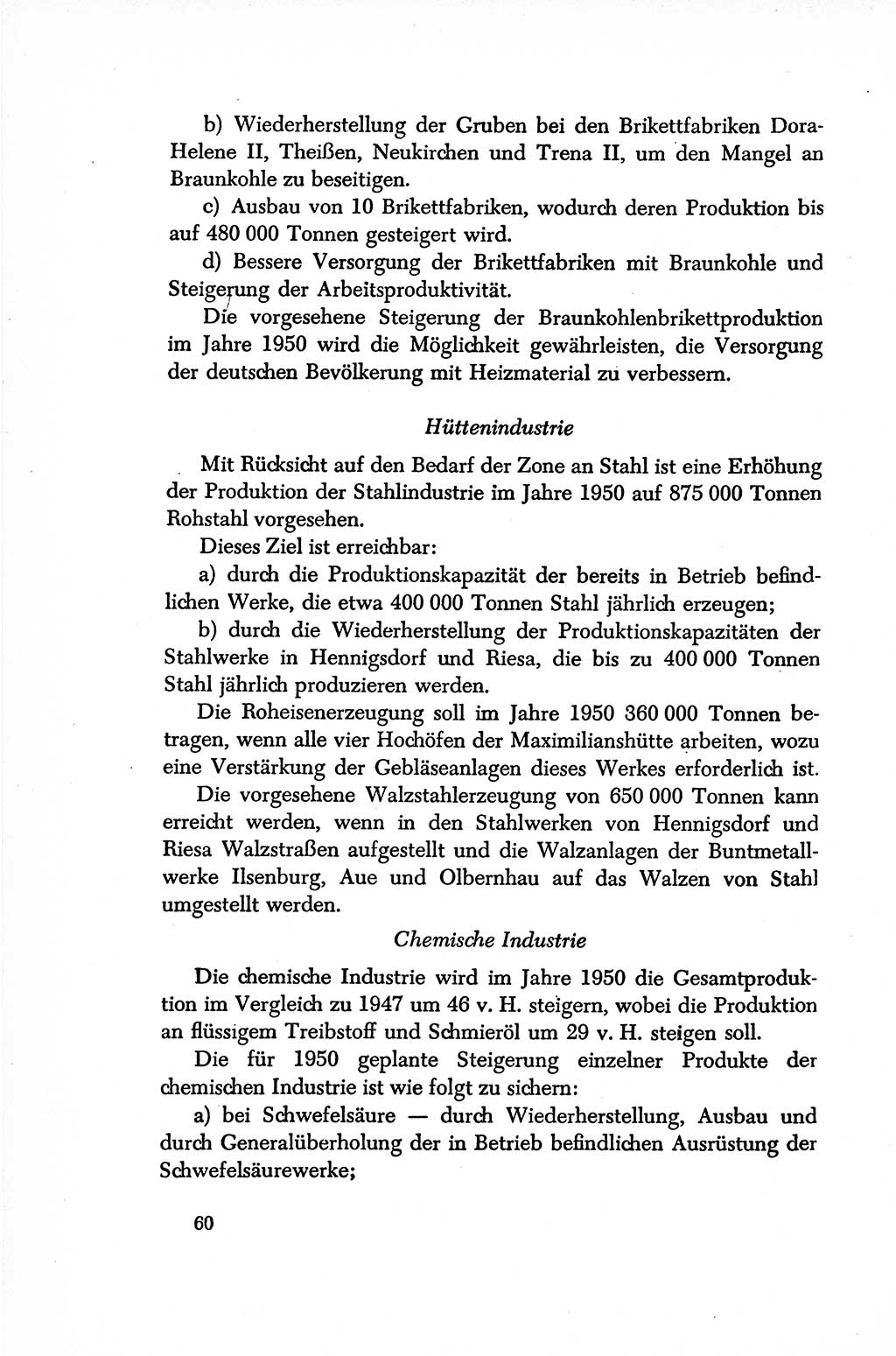Dokumente der Sozialistischen Einheitspartei Deutschlands (SED) [Sowjetische Besatzungszone (SBZ) Deutschlands/Deutsche Demokratische Republik (DDR)] 1948-1950, Seite 60 (Dok. SED SBZ Dtl. DDR 1948-1950, S. 60)