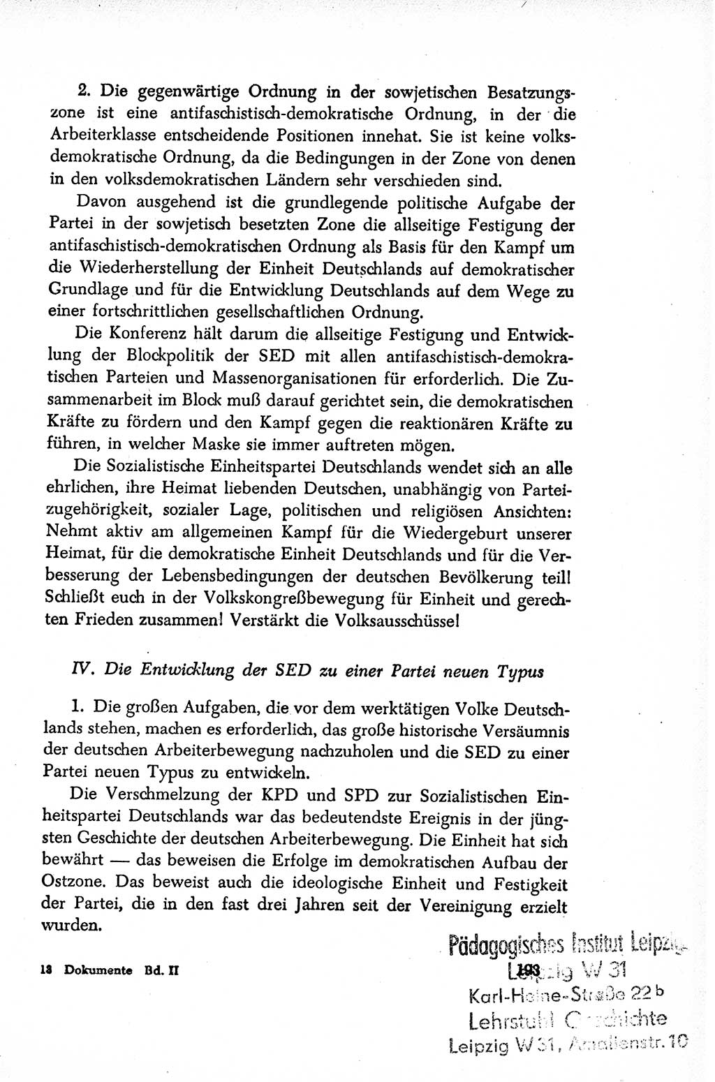 Dokumente der Sozialistischen Einheitspartei Deutschlands (SED) [Sowjetische Besatzungszone (SBZ) Deutschlands/Deutsche Demokratische Republik (DDR)] 1948-1950, Seite 193 (Dok. SED SBZ Dtl. DDR 1948-1950, S. 193)