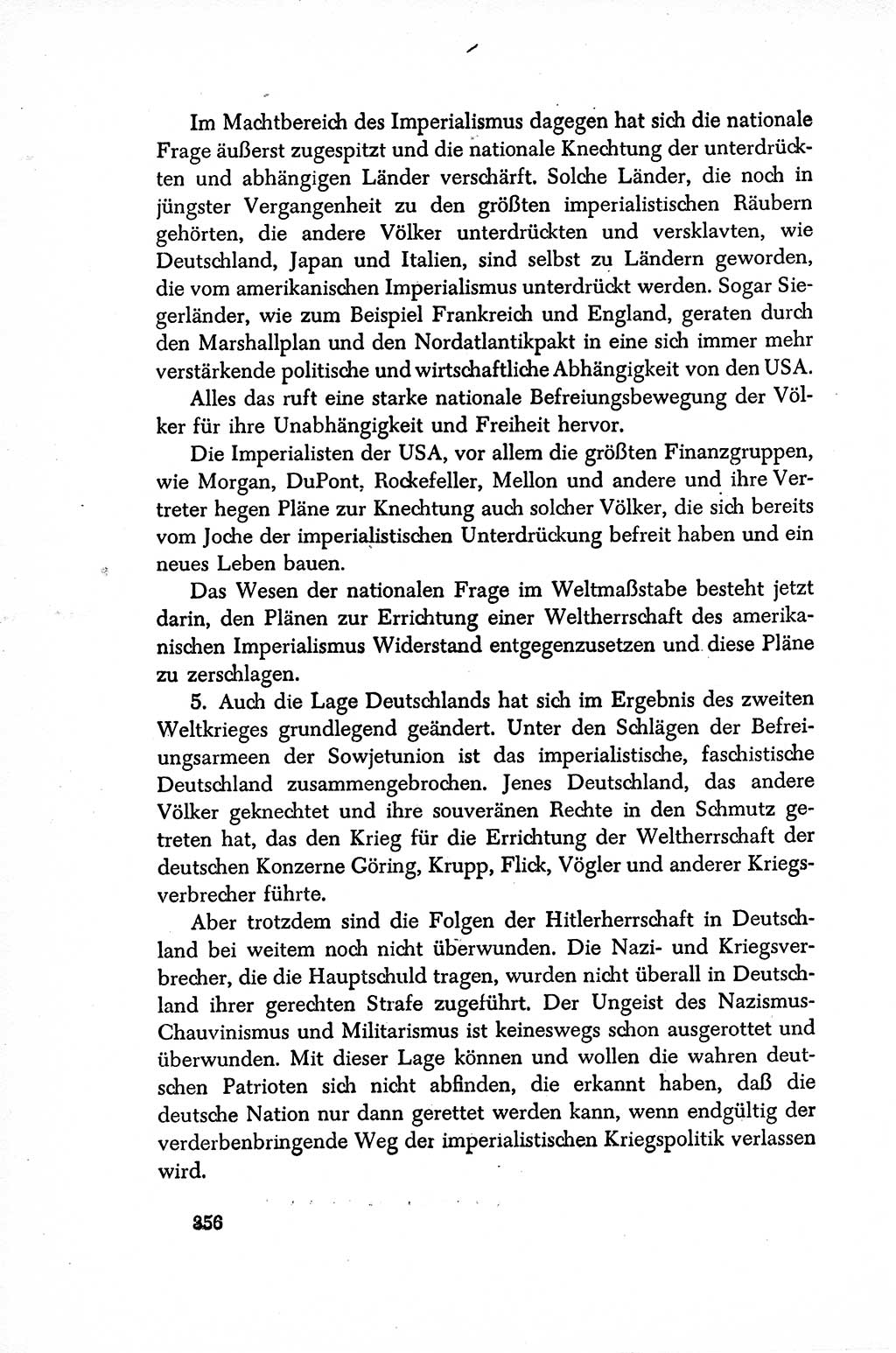 Dokumente der Sozialistischen Einheitspartei Deutschlands (SED) [Sowjetische Besatzungszone (SBZ) Deutschlands/Deutsche Demokratische Republik (DDR)] 1948-1950, Seite 356 (Dok. SED SBZ Dtl. DDR 1948-1950, S. 356)