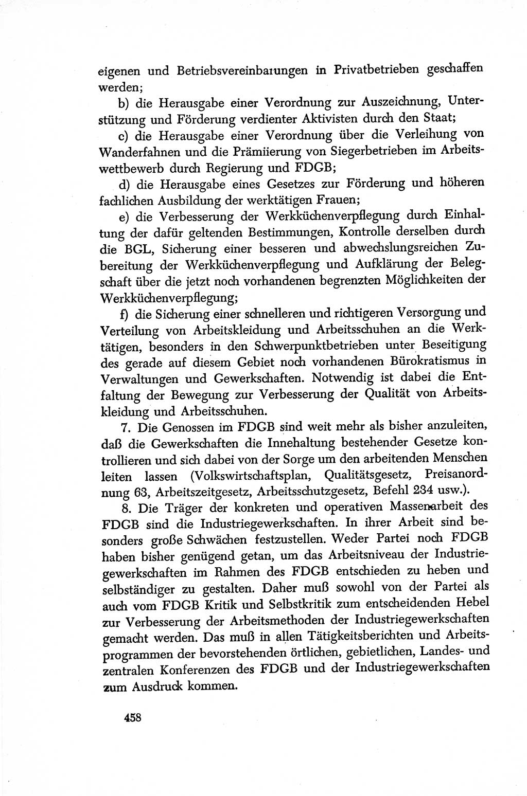 Dokumente der Sozialistischen Einheitspartei Deutschlands (SED) [Sowjetische Besatzungszone (SBZ) Deutschlands/Deutsche Demokratische Republik (DDR)] 1948-1950, Seite 458 (Dok. SED SBZ Dtl. DDR 1948-1950, S. 458)