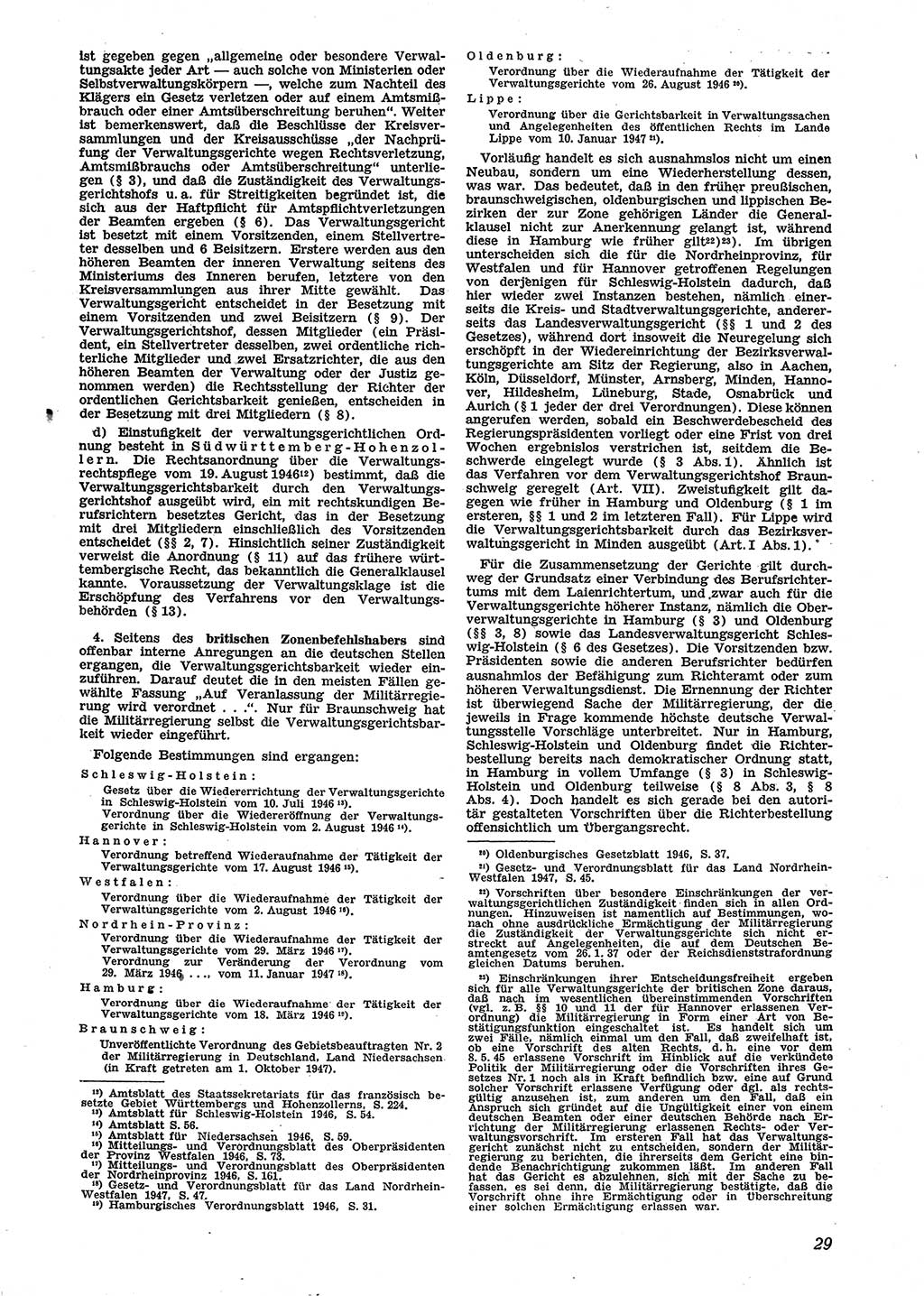 Neue Justiz (NJ), Zeitschrift für Recht und Rechtswissenschaft [Sowjetische Besatzungszone (SBZ) Deutschland], 2. Jahrgang 1948, Seite 29 (NJ SBZ Dtl. 1948, S. 29)