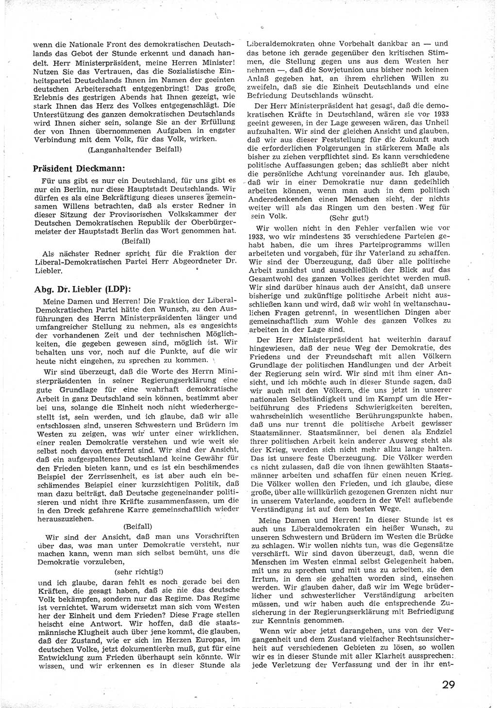 Provisorische Volkskammer (VK) der Deutschen Demokratischen Republik (DDR) 1949-1950, Dokument 41 (Prov. VK DDR 1949-1950, Dok. 41)