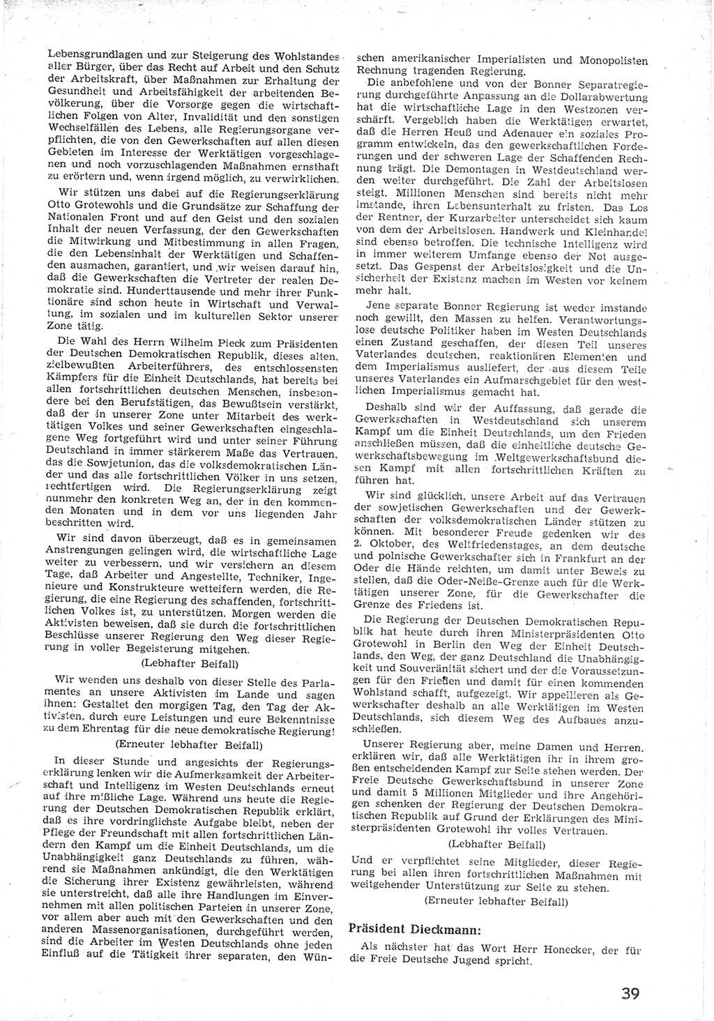 Provisorische Volkskammer (VK) der Deutschen Demokratischen Republik (DDR) 1949-1950, Dokument 51 (Prov. VK DDR 1949-1950, Dok. 51)