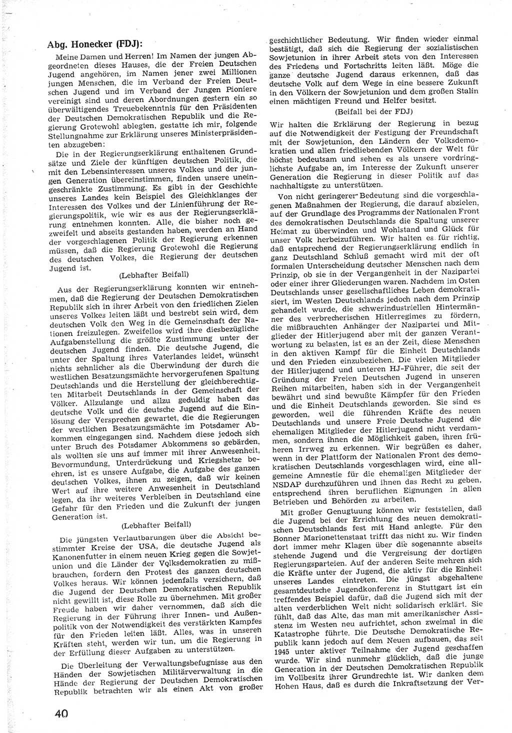 Provisorische Volkskammer (VK) der Deutschen Demokratischen Republik (DDR) 1949-1950, Dokument 52 (Prov. VK DDR 1949-1950, Dok. 52)