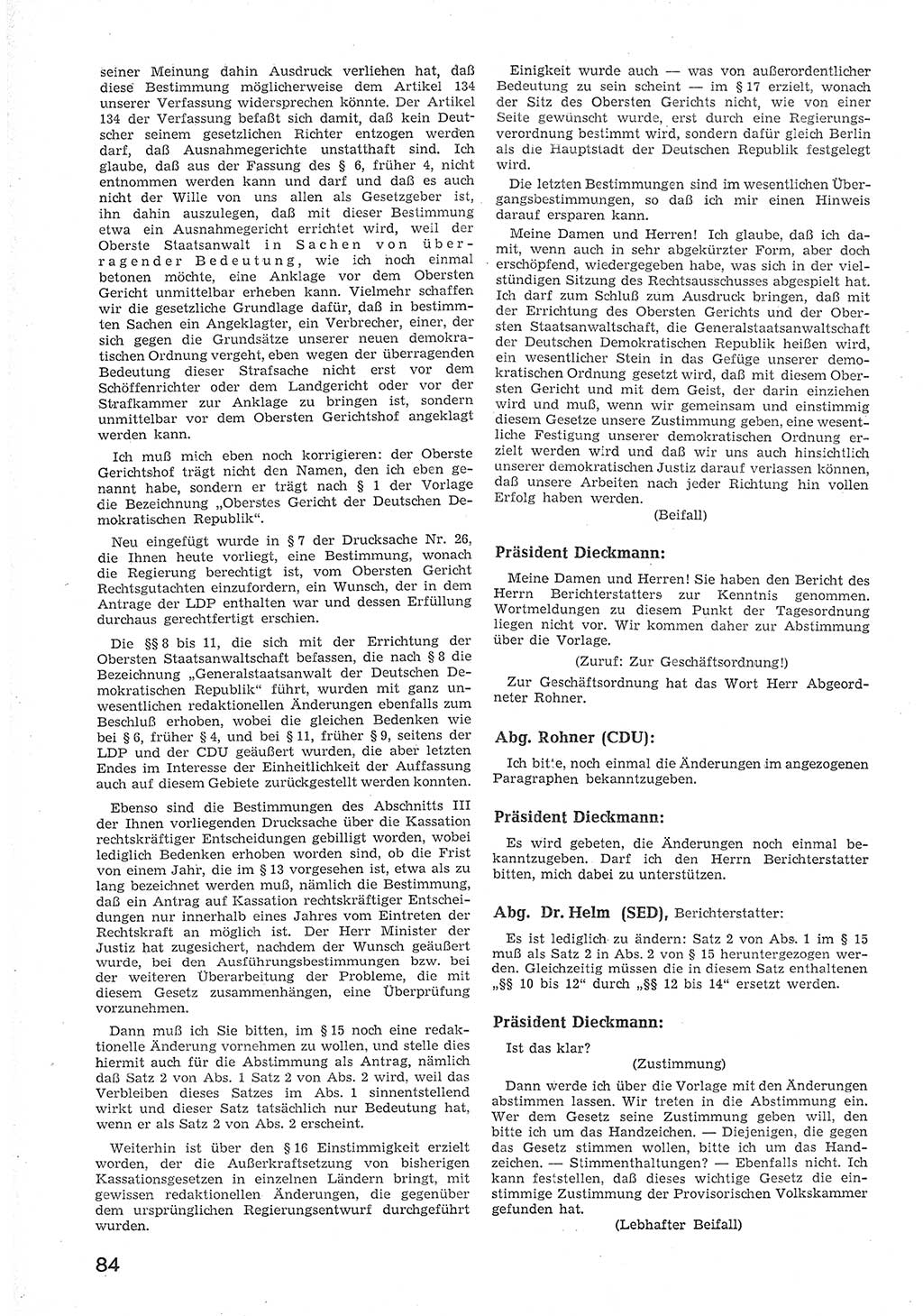 Provisorische Volkskammer (VK) der Deutschen Demokratischen Republik (DDR) 1949-1950, Dokument 96 (Prov. VK DDR 1949-1950, Dok. 96)