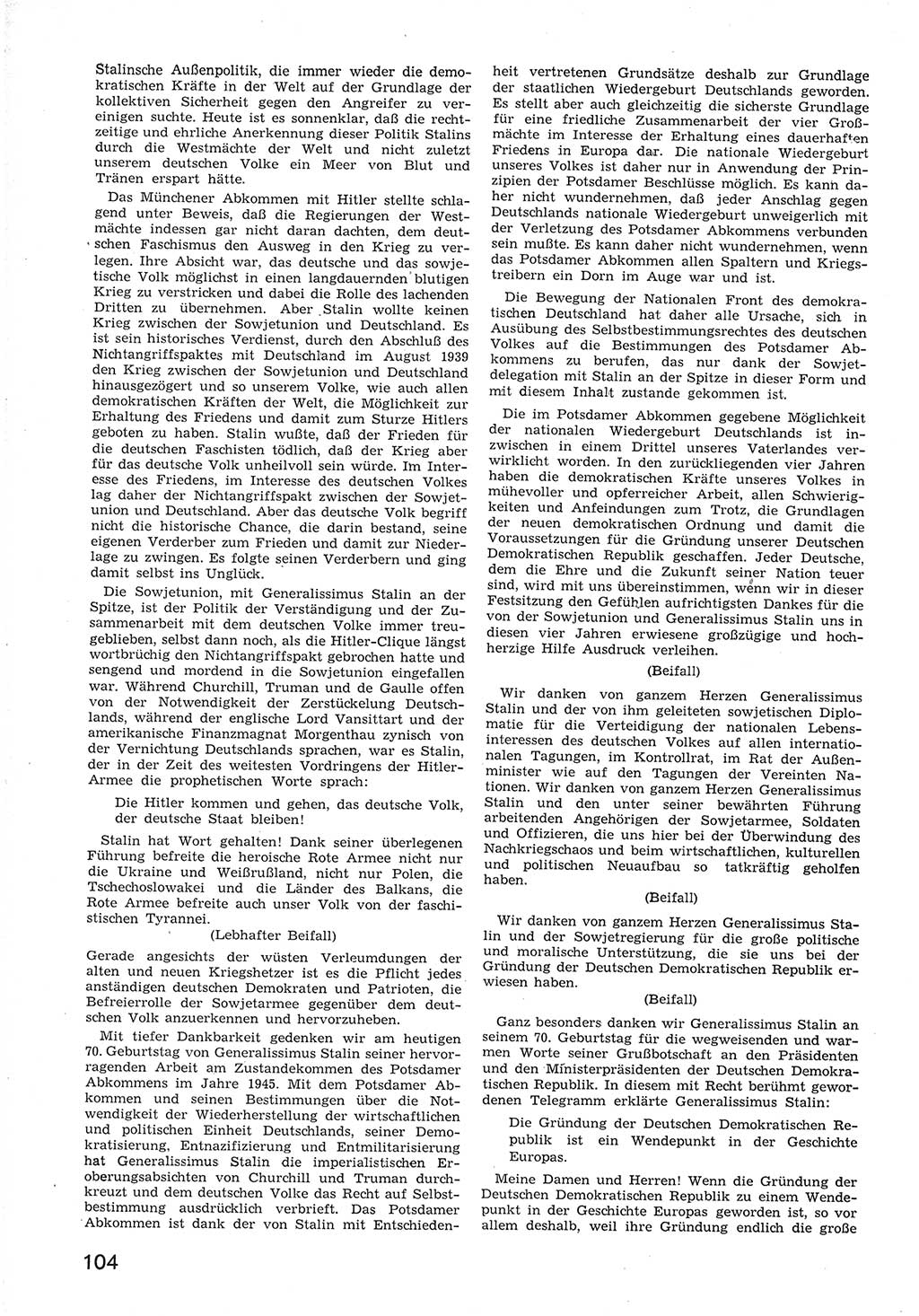 Provisorische Volkskammer (VK) der Deutschen Demokratischen Republik (DDR) 1949-1950, Dokument 116 (Prov. VK DDR 1949-1950, Dok. 116)