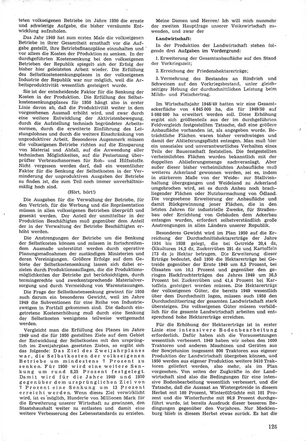 Provisorische Volkskammer (VK) der Deutschen Demokratischen Republik (DDR) 1949-1950, Dokument 137 (Prov. VK DDR 1949-1950, Dok. 137)