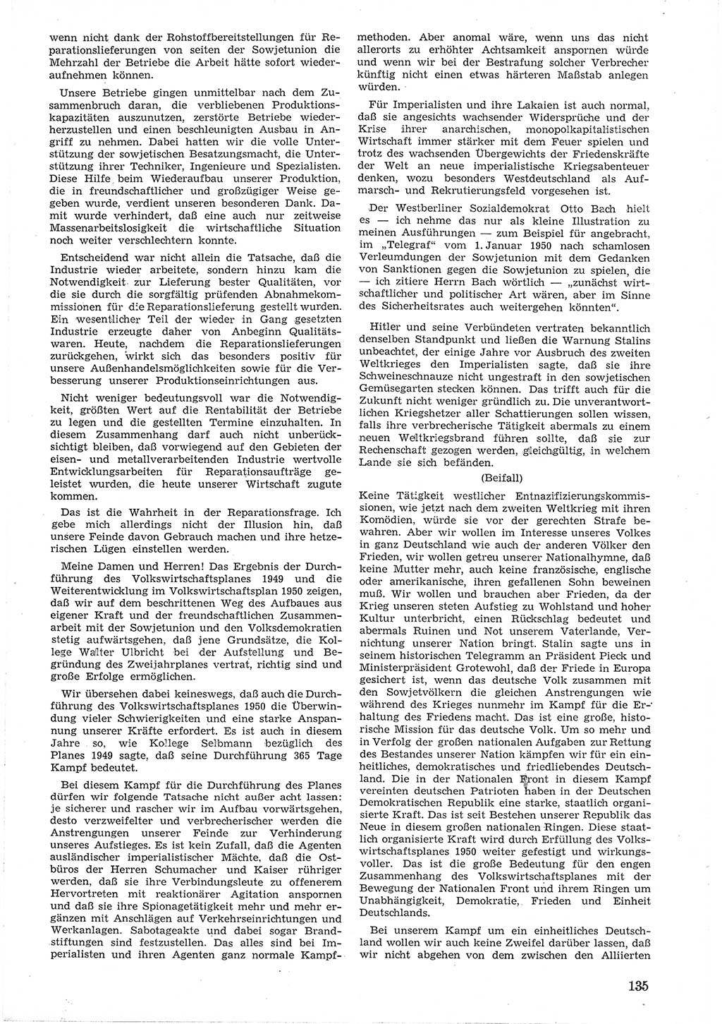 Provisorische Volkskammer (VK) der Deutschen Demokratischen Republik (DDR) 1949-1950, Dokument 147 (Prov. VK DDR 1949-1950, Dok. 147)