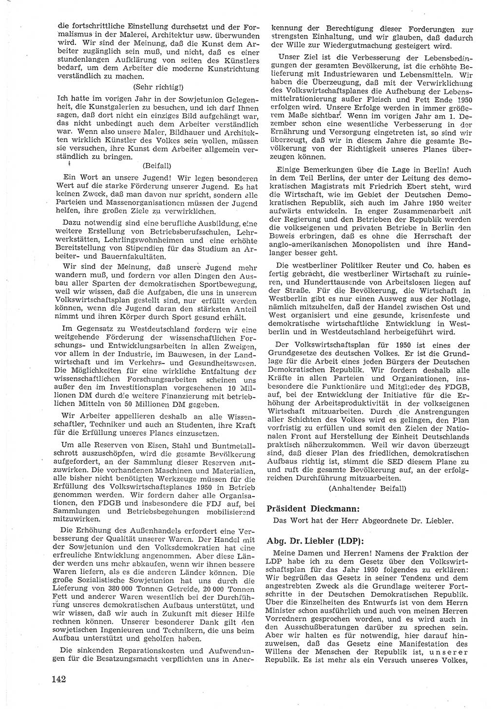 Provisorische Volkskammer (VK) der Deutschen Demokratischen Republik (DDR) 1949-1950, Dokument 154 (Prov. VK DDR 1949-1950, Dok. 154)