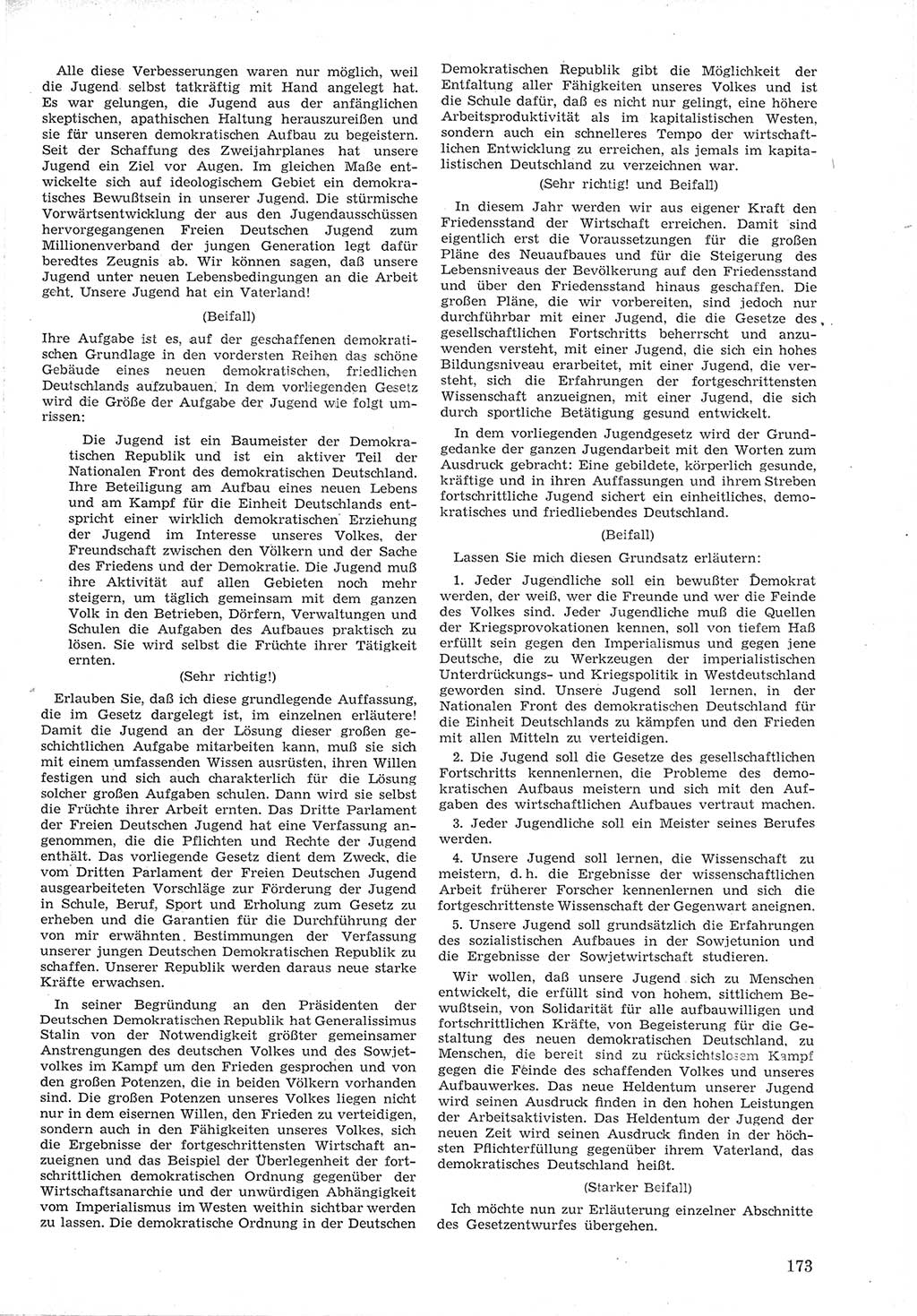 Provisorische Volkskammer (VK) der Deutschen Demokratischen Republik (DDR) 1949-1950, Dokument 185 (Prov. VK DDR 1949-1950, Dok. 185)