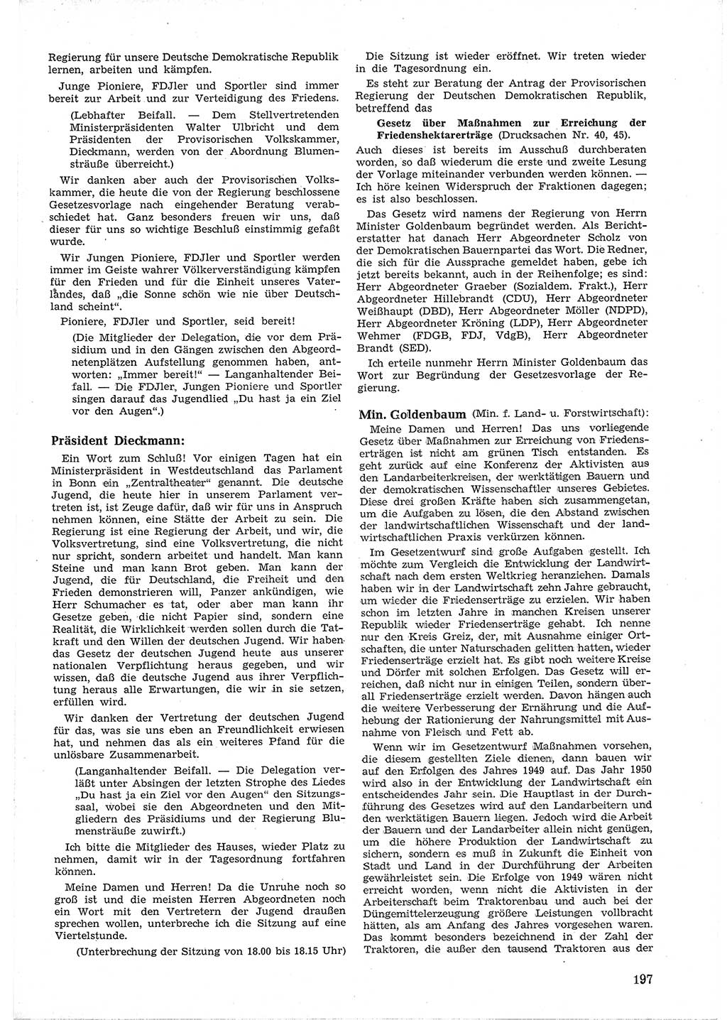 Provisorische Volkskammer (VK) der Deutschen Demokratischen Republik (DDR) 1949-1950, Dokument 209 (Prov. VK DDR 1949-1950, Dok. 209)
