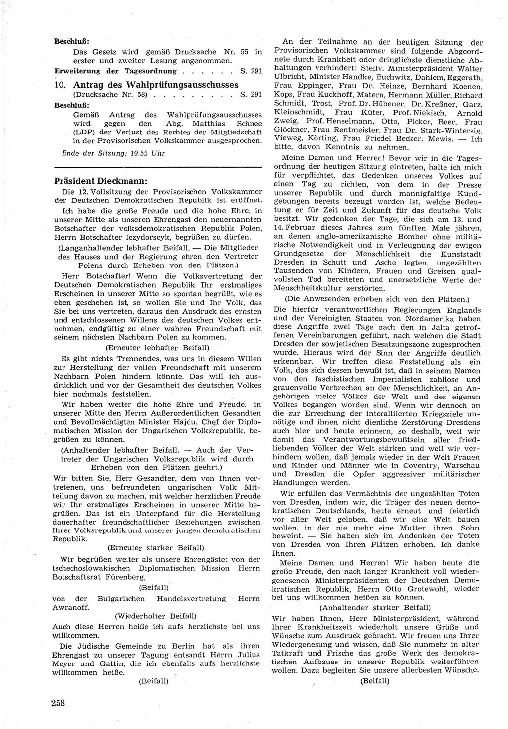 Provisorische Volkskammer (VK) der Deutschen Demokratischen Republik (DDR) 1949-1950, Dokument 272 (Prov. VK DDR 1949-1950, Dok. 272)