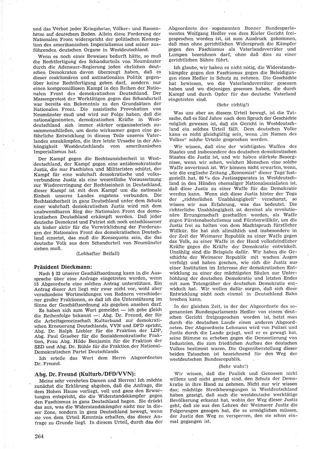 Provisorische Volkskammer (VK) der Deutschen Demokratischen Republik (DDR) 1949-1950, Dokument 278 (Prov. VK DDR 1949-1950, Dok. 278)
