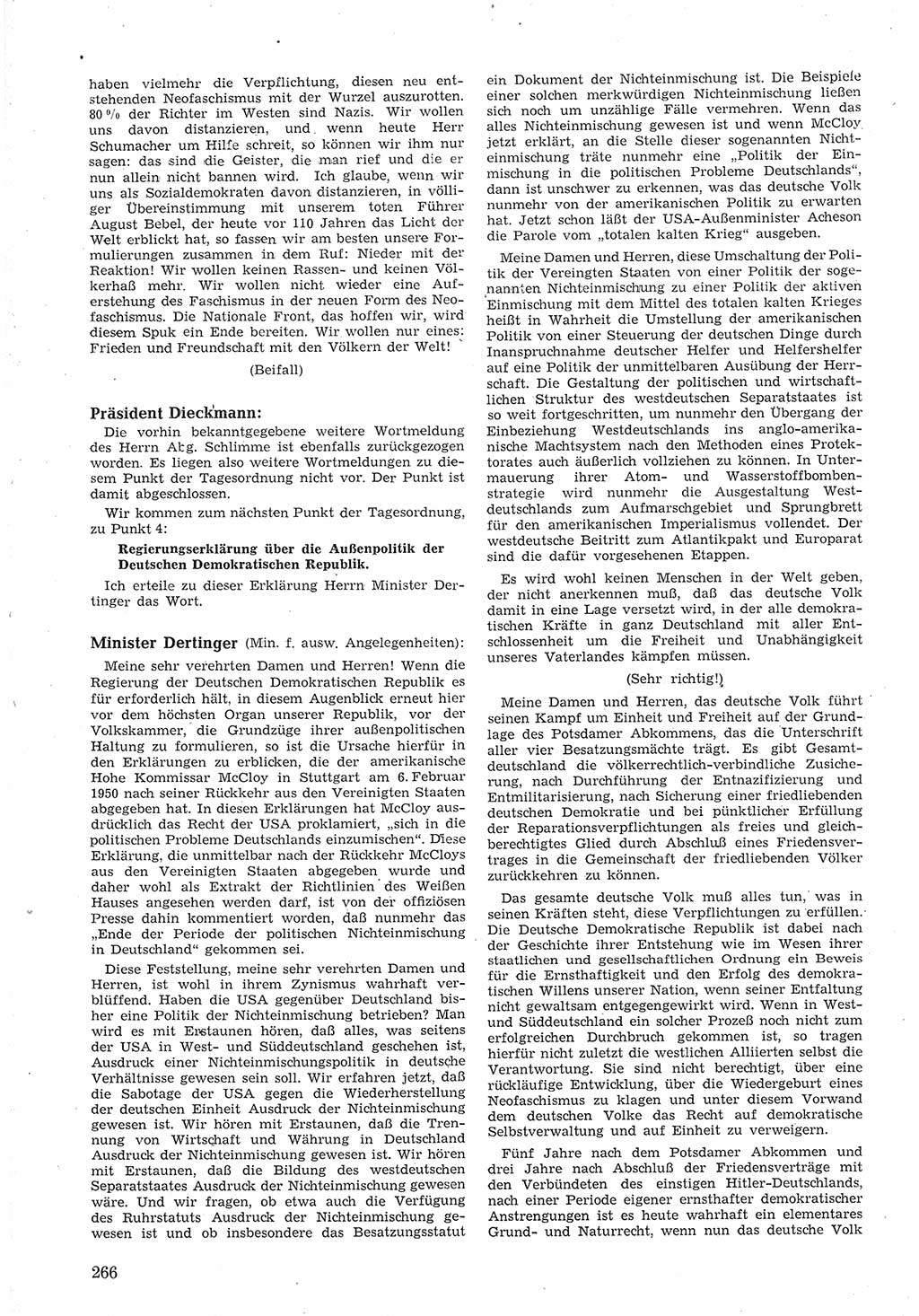 Provisorische Volkskammer (VK) der Deutschen Demokratischen Republik (DDR) 1949-1950, Dokument 280 (Prov. VK DDR 1949-1950, Dok. 280)