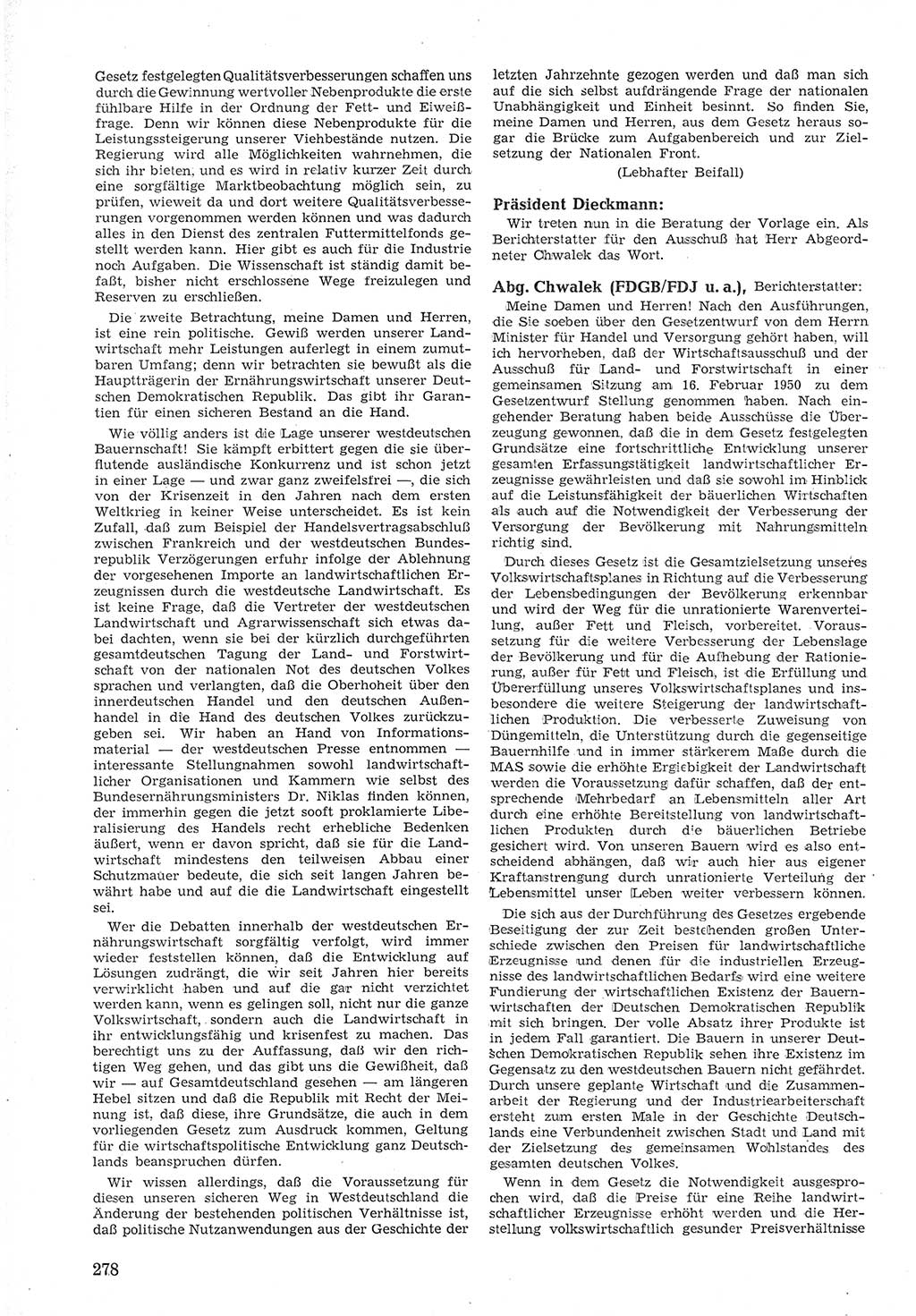 Provisorische Volkskammer (VK) der Deutschen Demokratischen Republik (DDR) 1949-1950, Dokument 292 (Prov. VK DDR 1949-1950, Dok. 292)