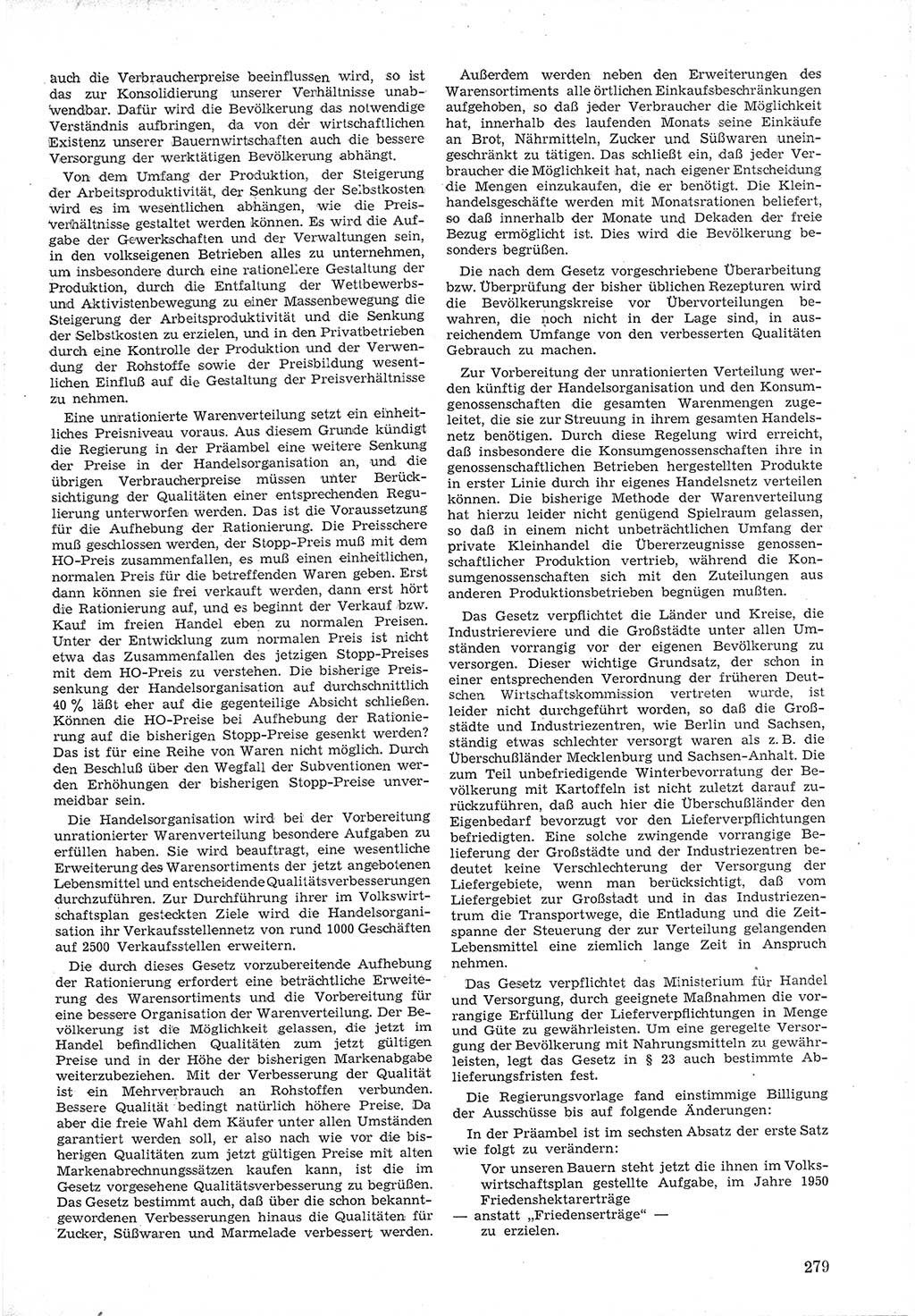 Provisorische Volkskammer (VK) der Deutschen Demokratischen Republik (DDR) 1949-1950, Dokument 293 (Prov. VK DDR 1949-1950, Dok. 293)