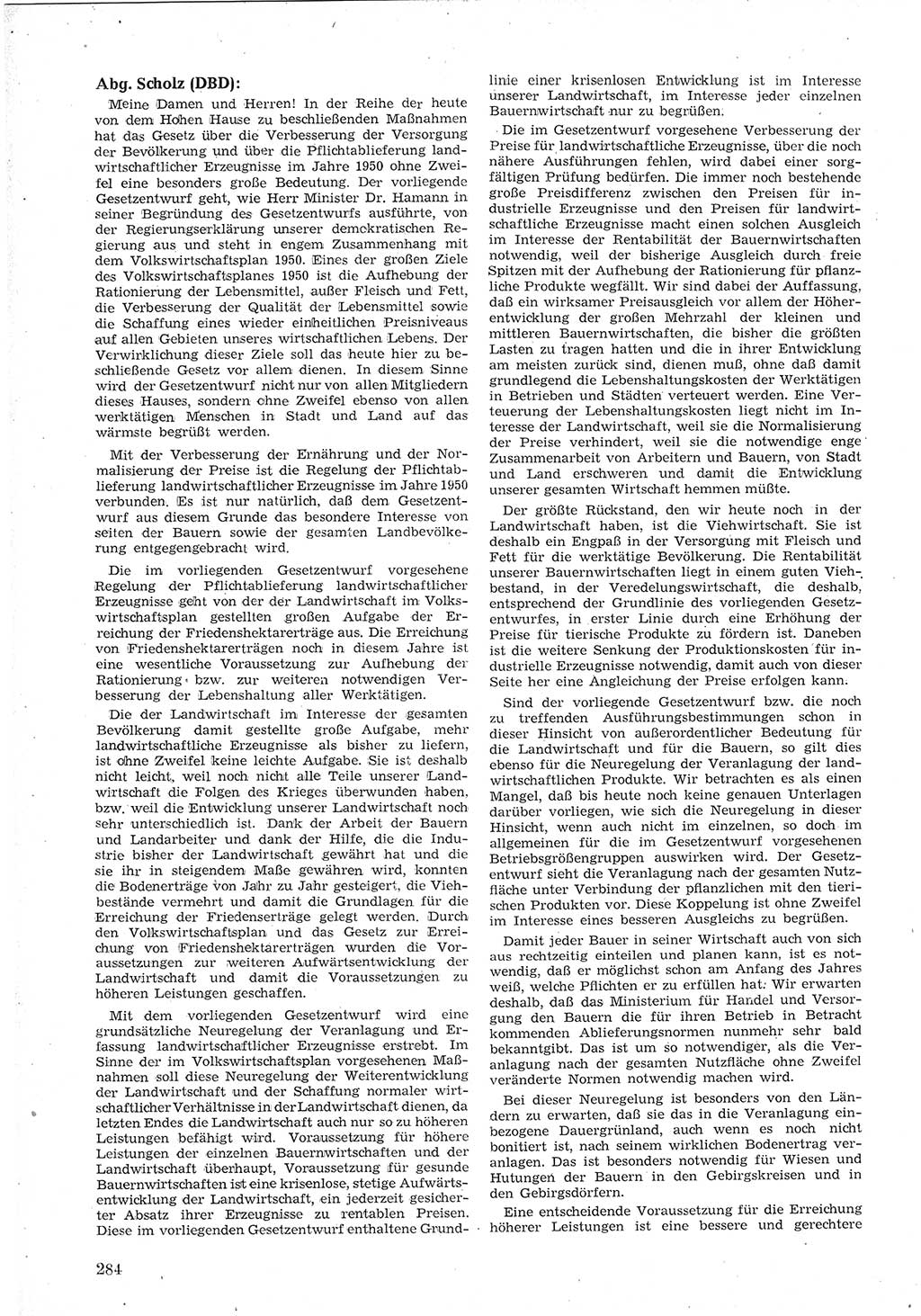 Provisorische Volkskammer (VK) der Deutschen Demokratischen Republik (DDR) 1949-1950, Dokument 298 (Prov. VK DDR 1949-1950, Dok. 298)