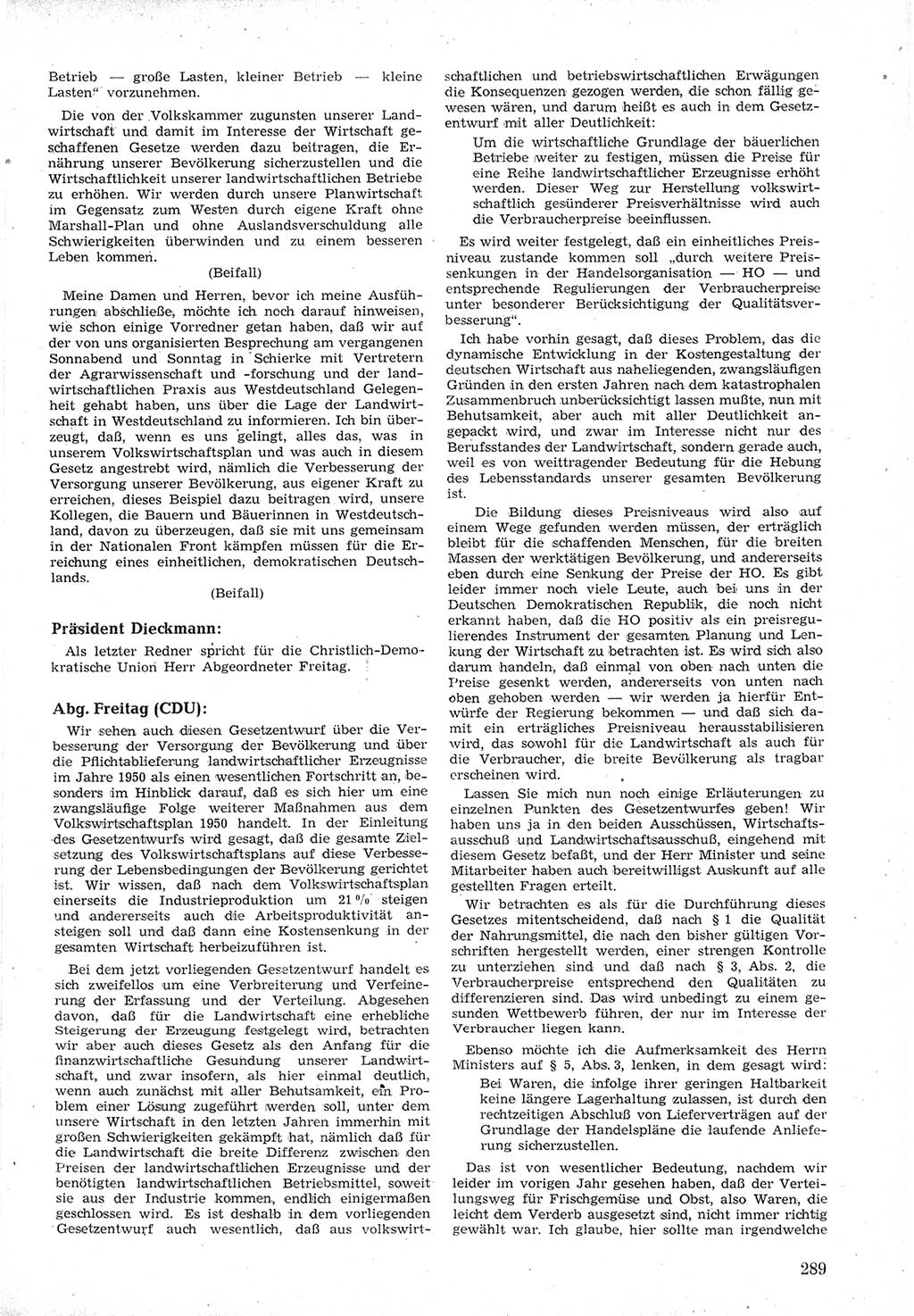 Provisorische Volkskammer (VK) der Deutschen Demokratischen Republik (DDR) 1949-1950, Dokument 303 (Prov. VK DDR 1949-1950, Dok. 303)
