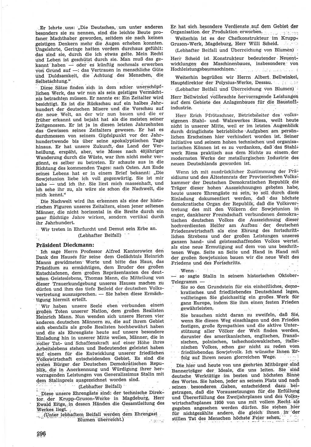 Provisorische Volkskammer (VK) der Deutschen Demokratischen Republik (DDR) 1949-1950, Dokument 310 (Prov. VK DDR 1949-1950, Dok. 310)