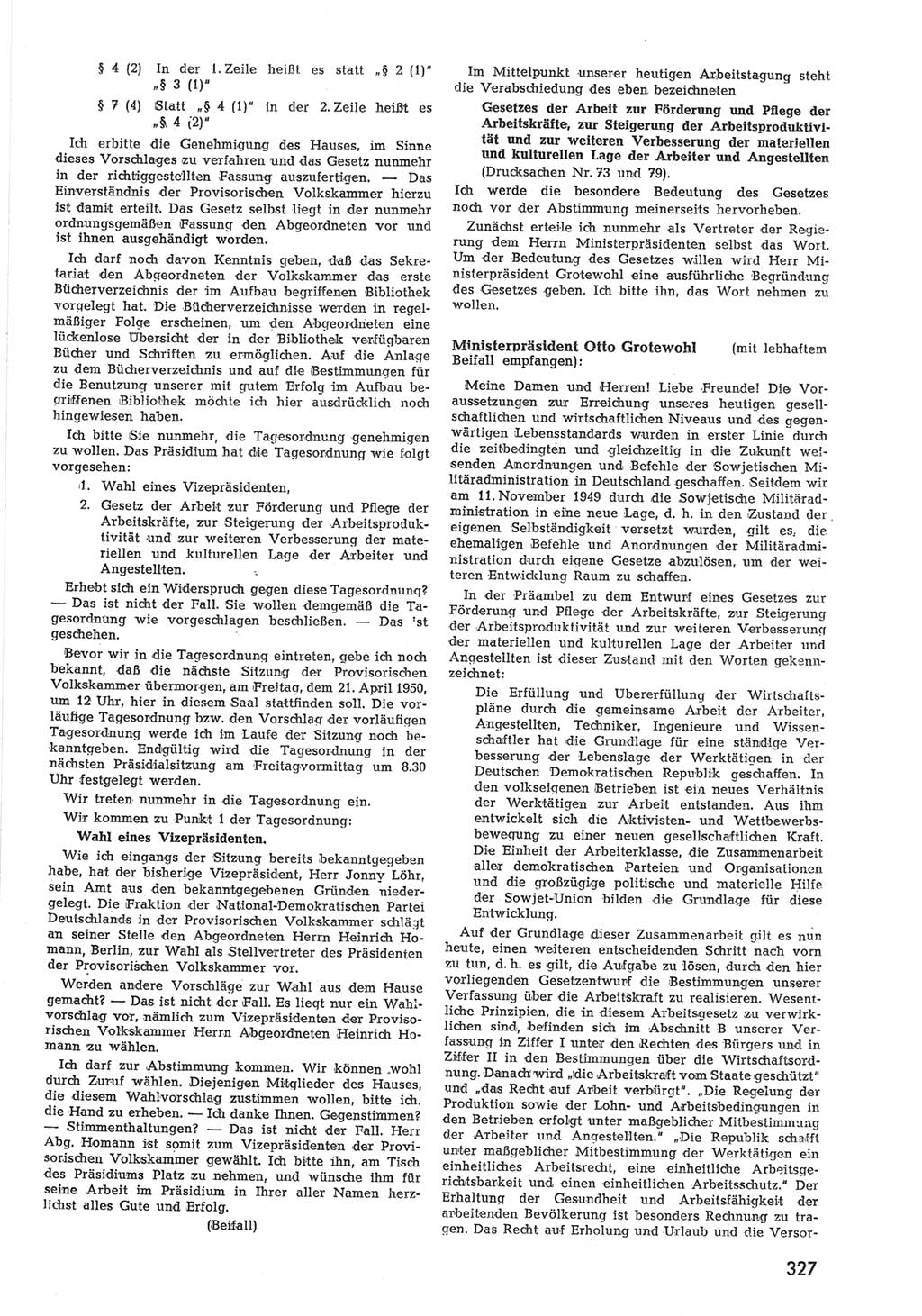 Provisorische Volkskammer (VK) der Deutschen Demokratischen Republik (DDR) 1949-1950, Dokument 341 (Prov. VK DDR 1949-1950, Dok. 341)