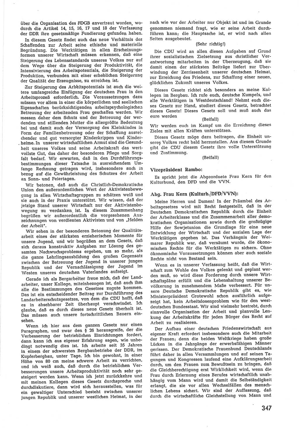 Provisorische Volkskammer (VK) der Deutschen Demokratischen Republik (DDR) 1949-1950, Dokument 361 (Prov. VK DDR 1949-1950, Dok. 361)