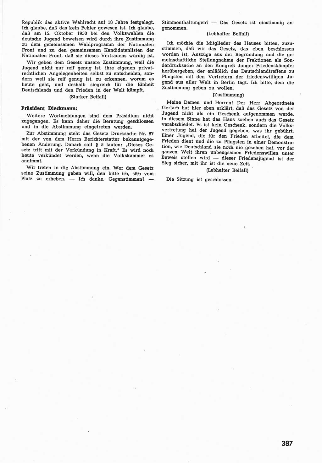 Provisorische Volkskammer (VK) der Deutschen Demokratischen Republik (DDR) 1949-1950, Dokument 405 (Prov. VK DDR 1949-1950, Dok. 405)
