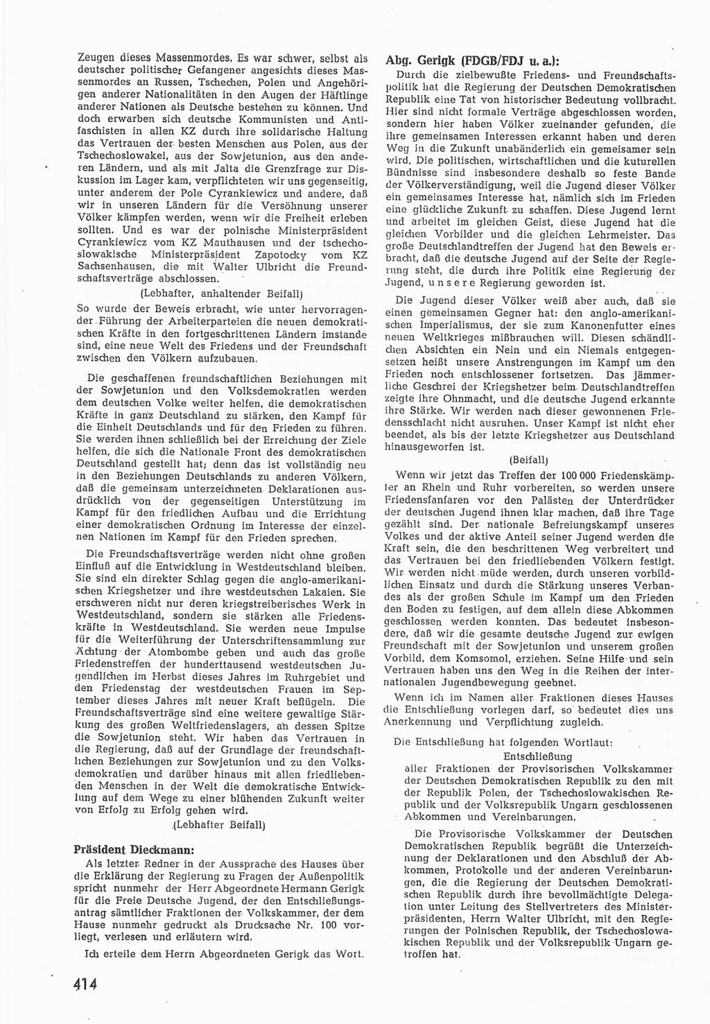 Provisorische Volkskammer (VK) der Deutschen Demokratischen Republik (DDR) 1949-1950, Dokument 432 (Prov. VK DDR 1949-1950, Dok. 432)