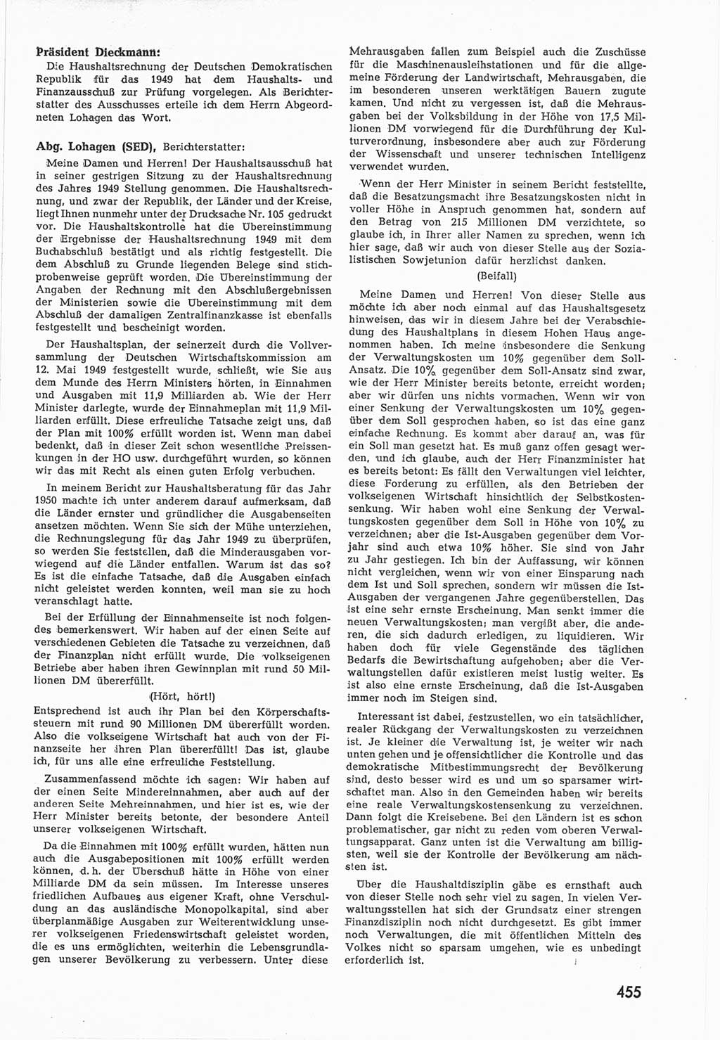 Provisorische Volkskammer (VK) der Deutschen Demokratischen Republik (DDR) 1949-1950, Dokument 473 (Prov. VK DDR 1949-1950, Dok. 473)