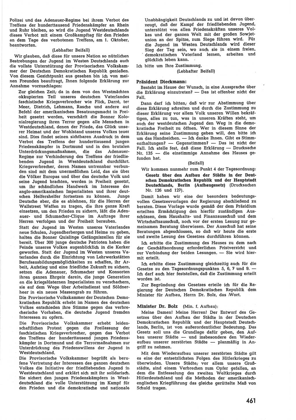 Provisorische Volkskammer (VK) der Deutschen Demokratischen Republik (DDR) 1949-1950, Dokument 479 (Prov. VK DDR 1949-1950, Dok. 479)