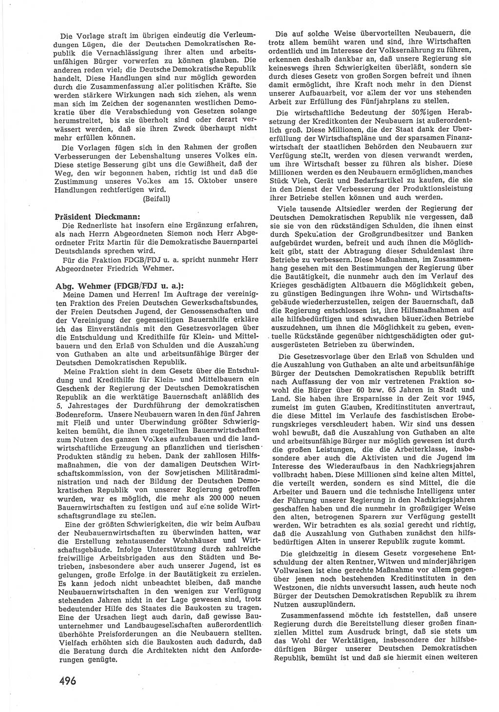 Provisorische Volkskammer (VK) der Deutschen Demokratischen Republik (DDR) 1949-1950, Dokument 514 (Prov. VK DDR 1949-1950, Dok. 514)