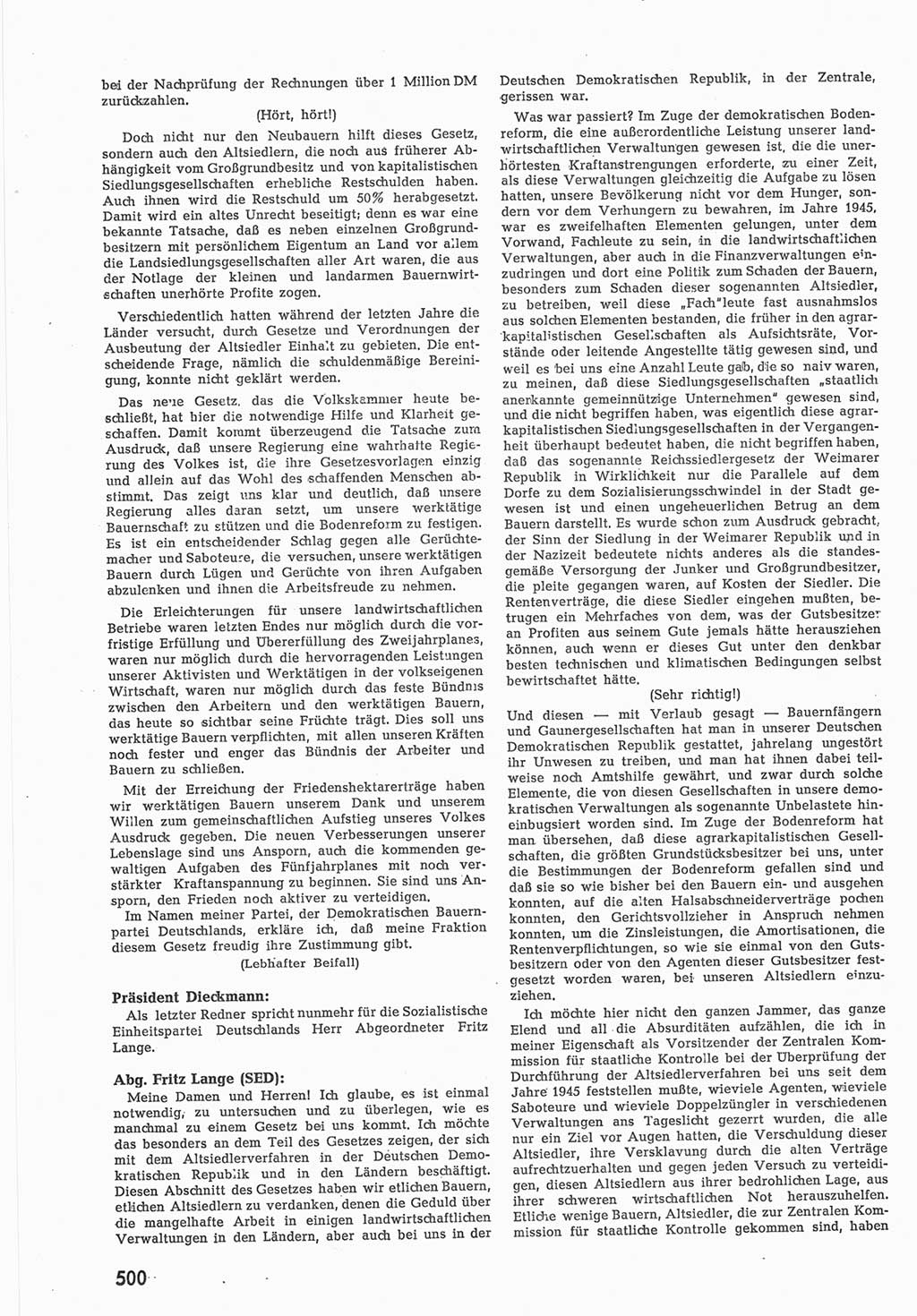 Provisorische Volkskammer (VK) der Deutschen Demokratischen Republik (DDR) 1949-1950, Dokument 518 (Prov. VK DDR 1949-1950, Dok. 518)