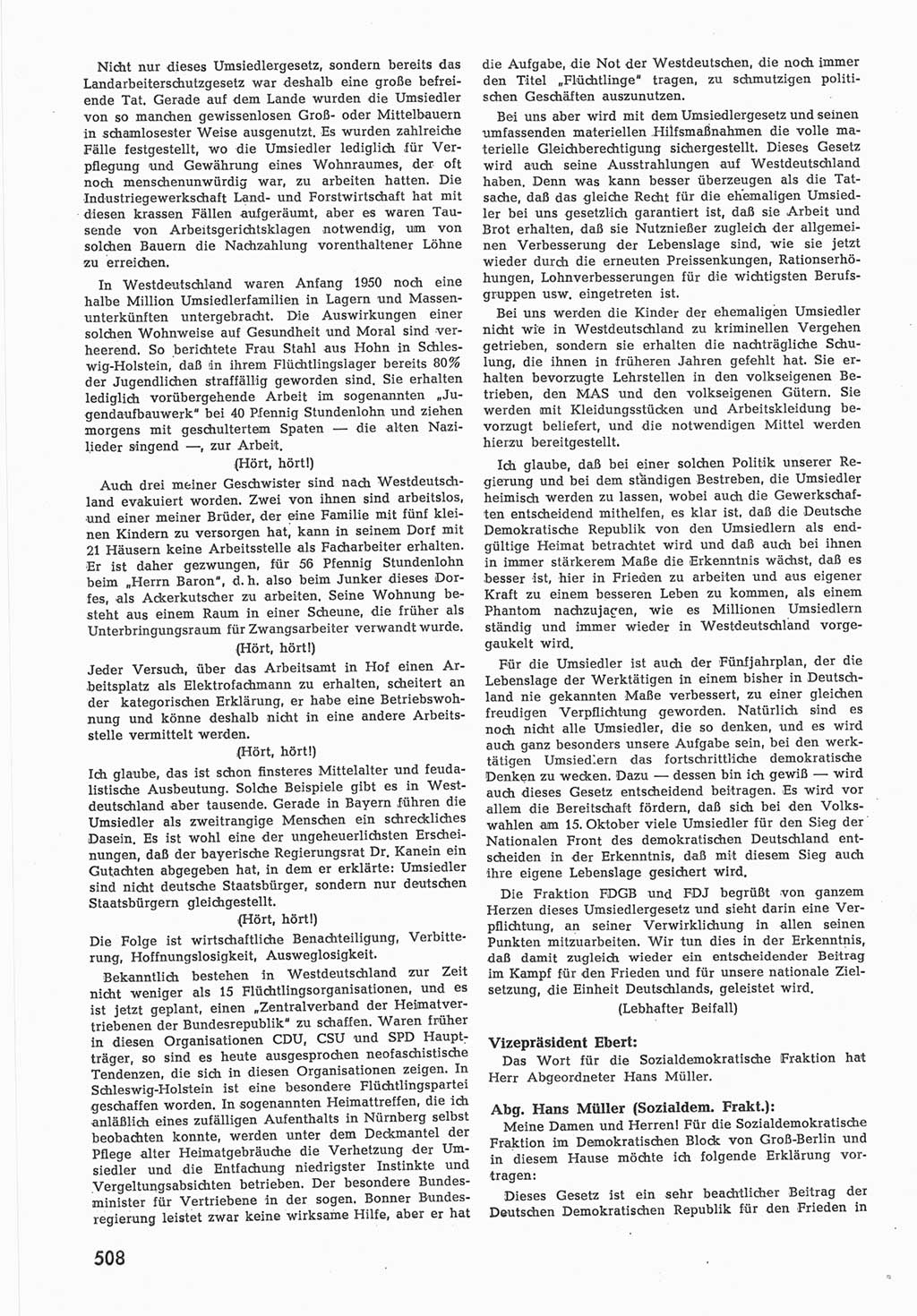 Provisorische Volkskammer (VK) der Deutschen Demokratischen Republik (DDR) 1949-1950, Dokument 526 (Prov. VK DDR 1949-1950, Dok. 526)