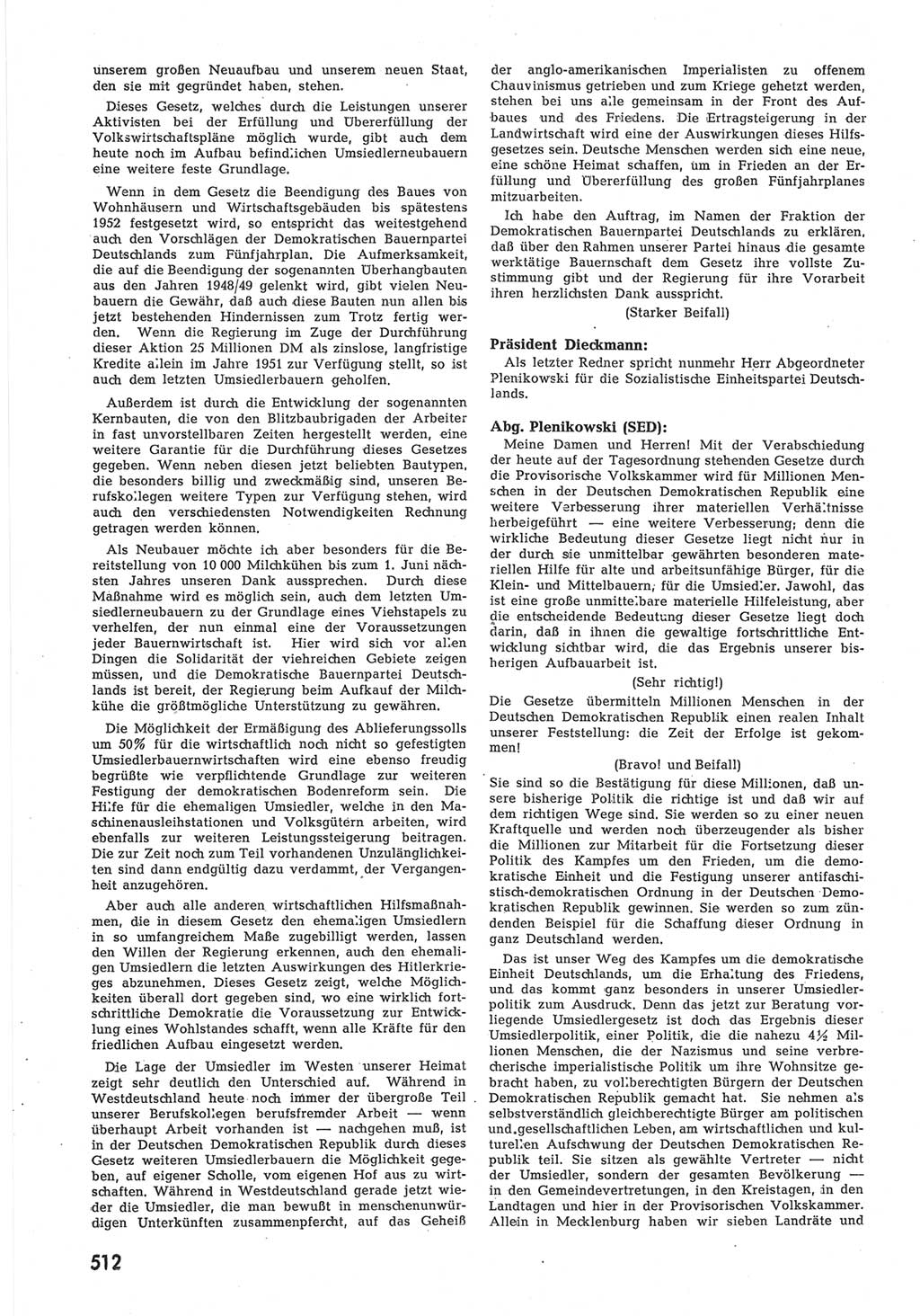 Provisorische Volkskammer (VK) der Deutschen Demokratischen Republik (DDR) 1949-1950, Dokument 530 (Prov. VK DDR 1949-1950, Dok. 530)