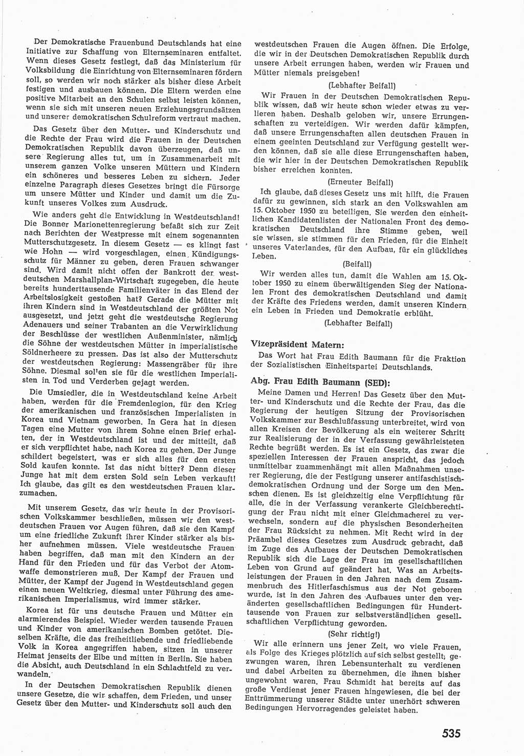 Provisorische Volkskammer (VK) der Deutschen Demokratischen Republik (DDR) 1949-1950, Dokument 553 (Prov. VK DDR 1949-1950, Dok. 553)