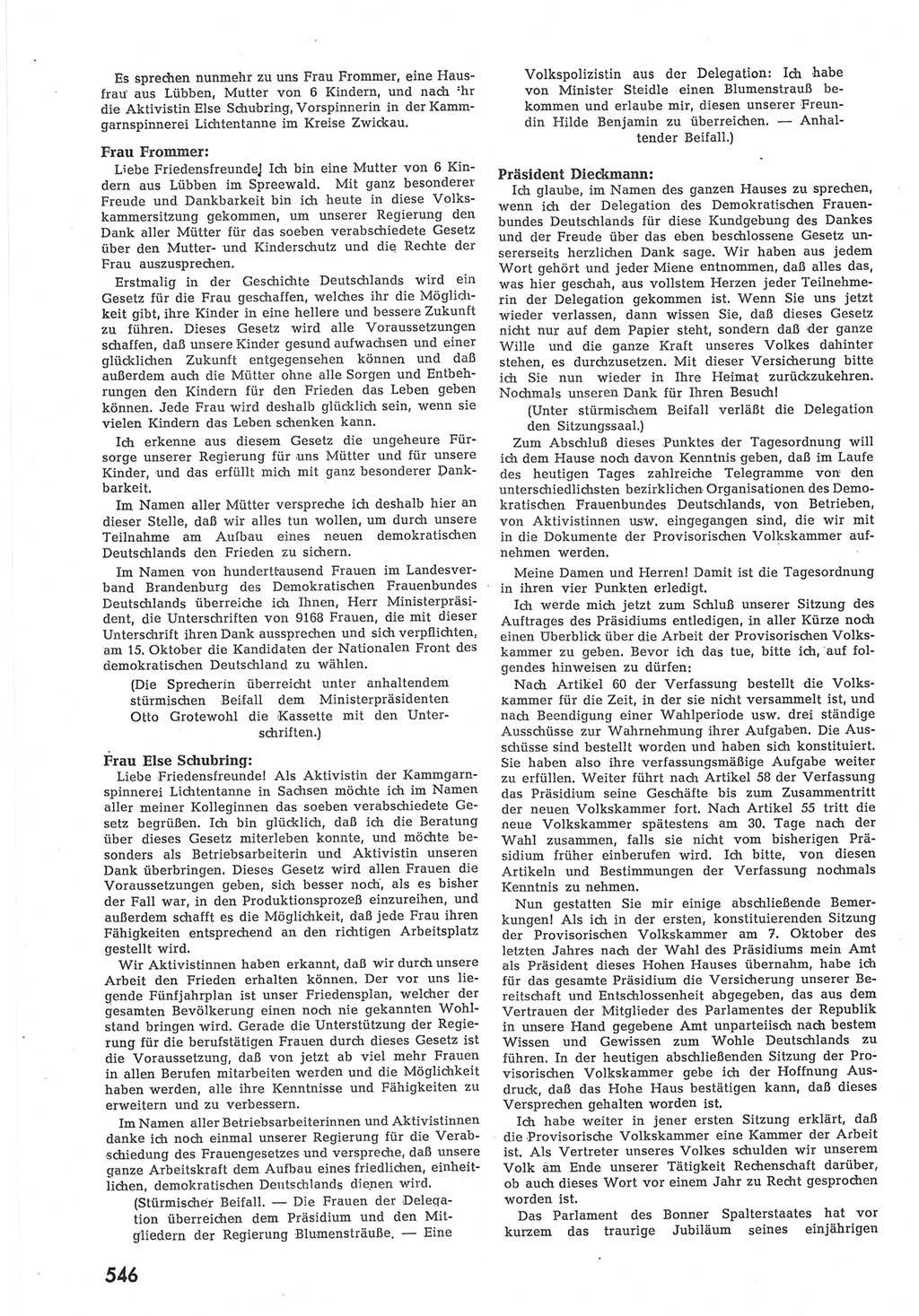 Provisorische Volkskammer (VK) der Deutschen Demokratischen Republik (DDR) 1949-1950, Dokument 564 (Prov. VK DDR 1949-1950, Dok. 564)