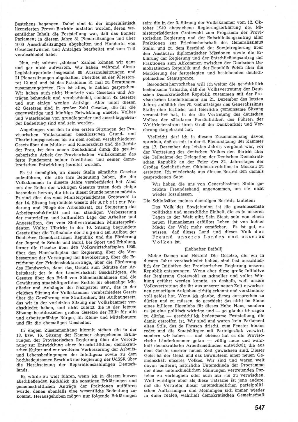 Provisorische Volkskammer (VK) der Deutschen Demokratischen Republik (DDR) 1949-1950, Dokument 565 (Prov. VK DDR 1949-1950, Dok. 565)
