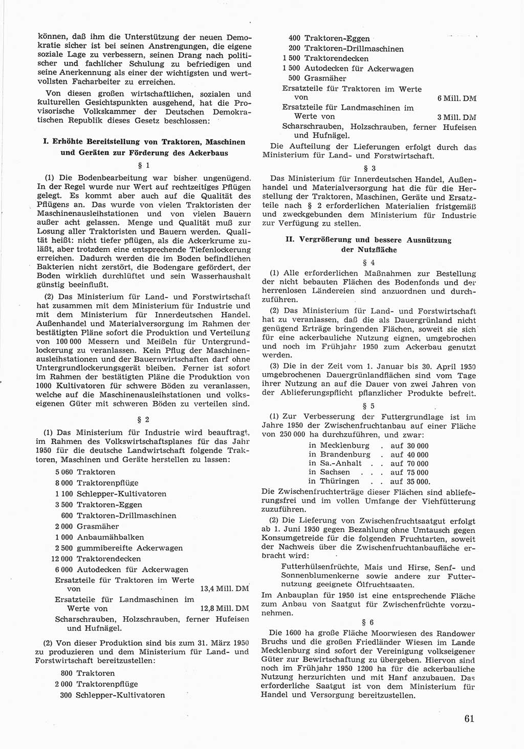 Provisorische Volkskammer (VK) der Deutschen Demokratischen Republik (DDR) 1949-1950, Dokument 661 (Prov. VK DDR 1949-1950, Dok. 661)