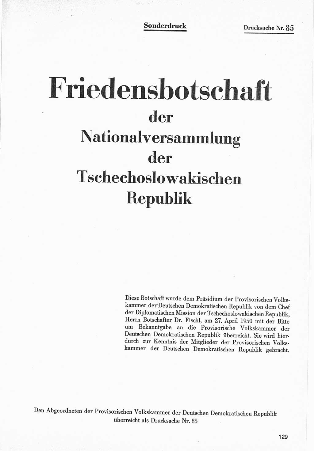 Provisorische Volkskammer (VK) der Deutschen Demokratischen Republik (DDR) 1949-1950, Dokument 731 (Prov. VK DDR 1949-1950, Dok. 731)
