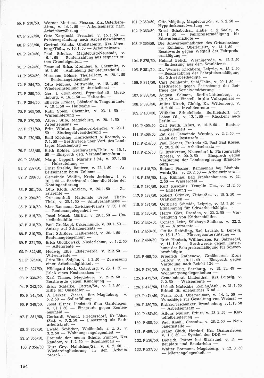 Provisorische Volkskammer (VK) der Deutschen Demokratischen Republik (DDR) 1949-1950, Dokument 736 (Prov. VK DDR 1949-1950, Dok. 736)